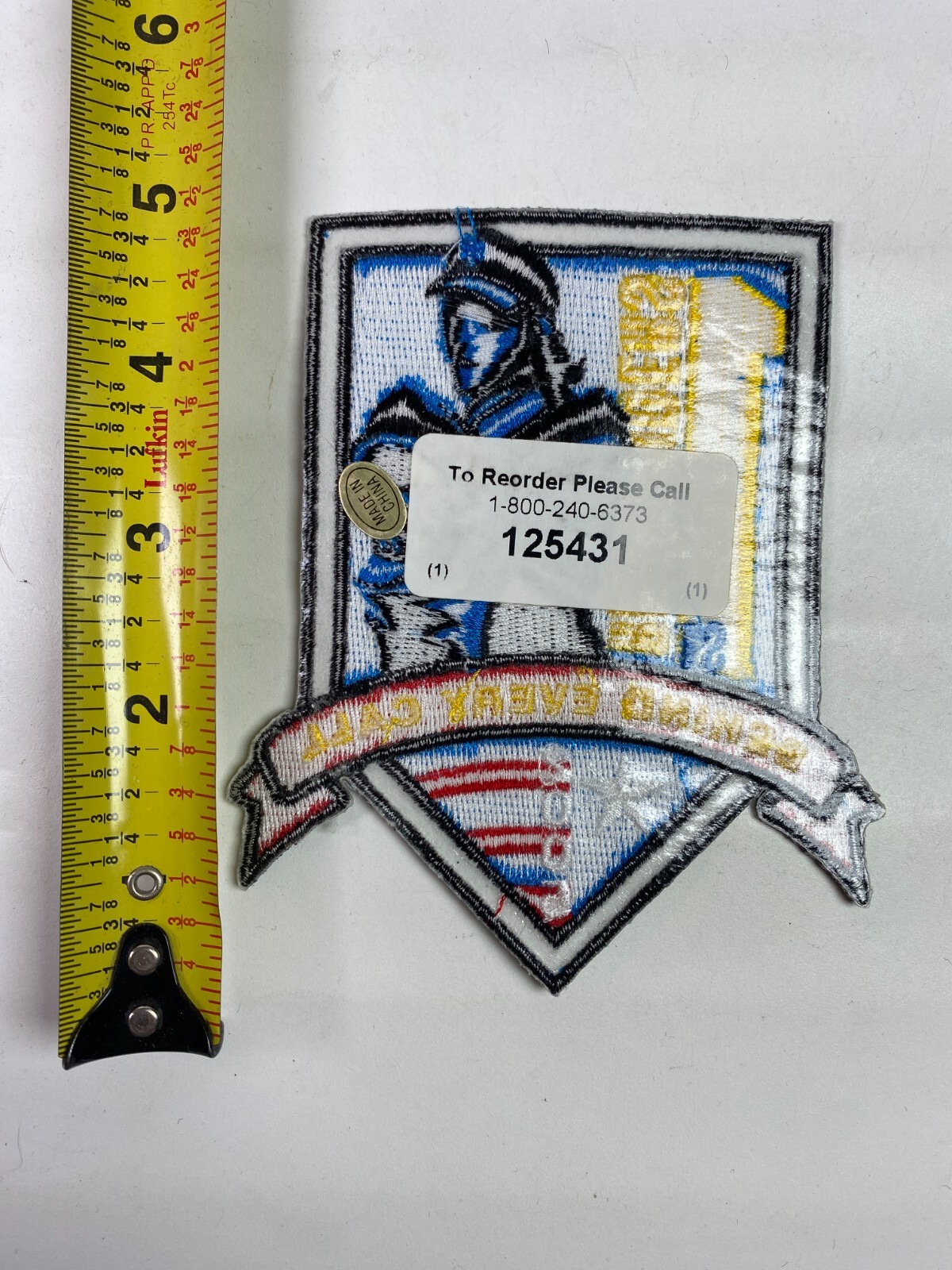 1st Responders 2005 Behind Every Call First Responder Patch J8
