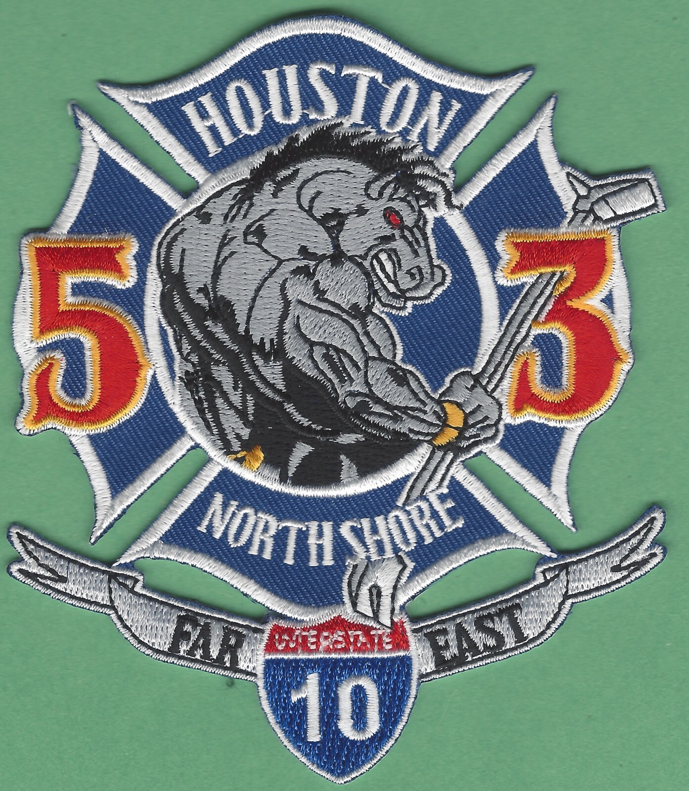 HOUSTON TEXAS FIRE STATION 53 COMPANY PATCH NORTH SHORE