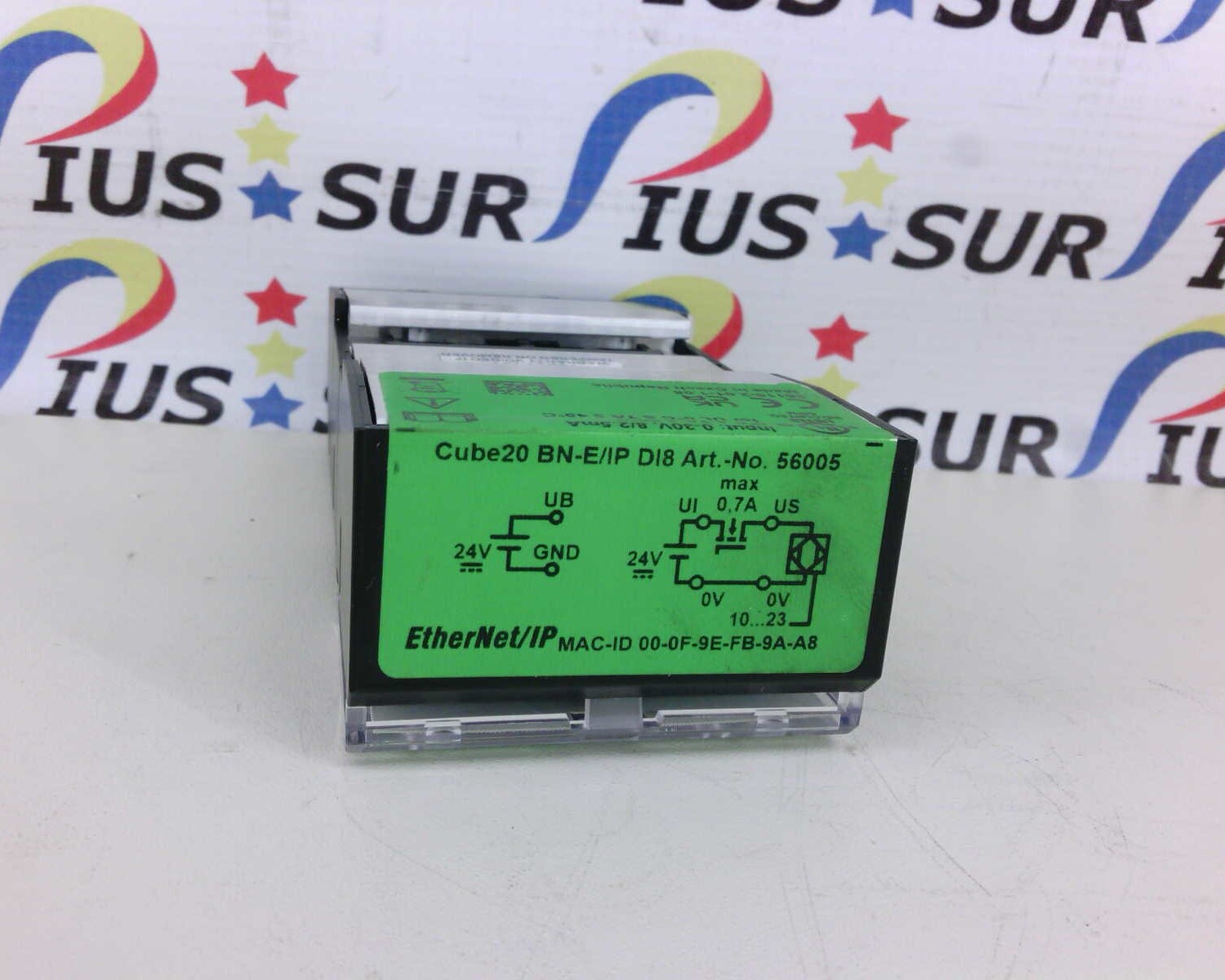 NSSP Murr Elektronik Cube20 Bus Node ETHERNET-IP 56005 8 Digital Inputs