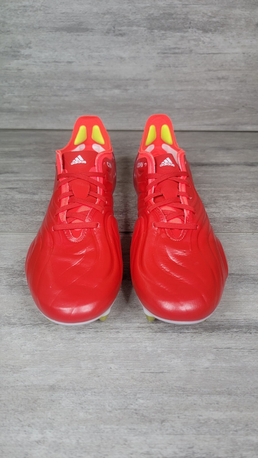 Adidas Copa Sense.1 SG FY6201 Soccer Cleats Football Boots Red White Size 7