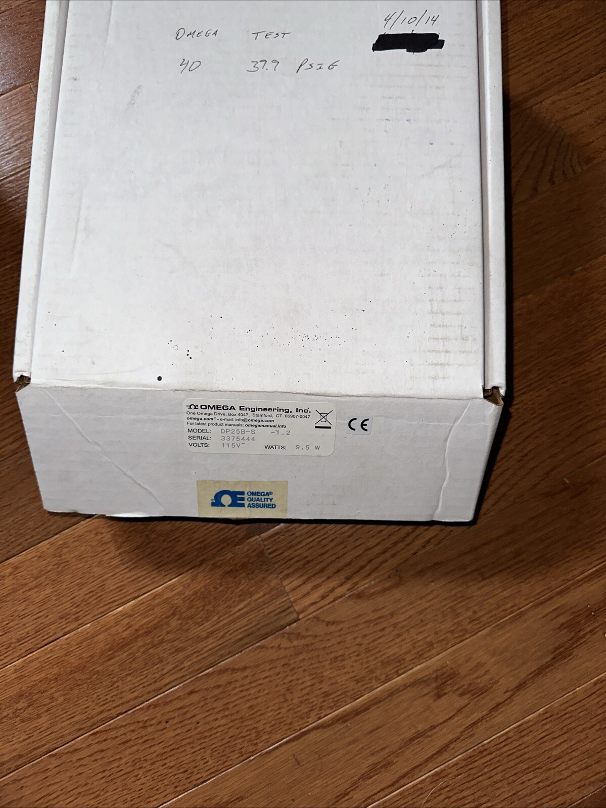 OMEGA DP25B-S - 1.2 STRAIN GAGE PANEL METER 115V Used