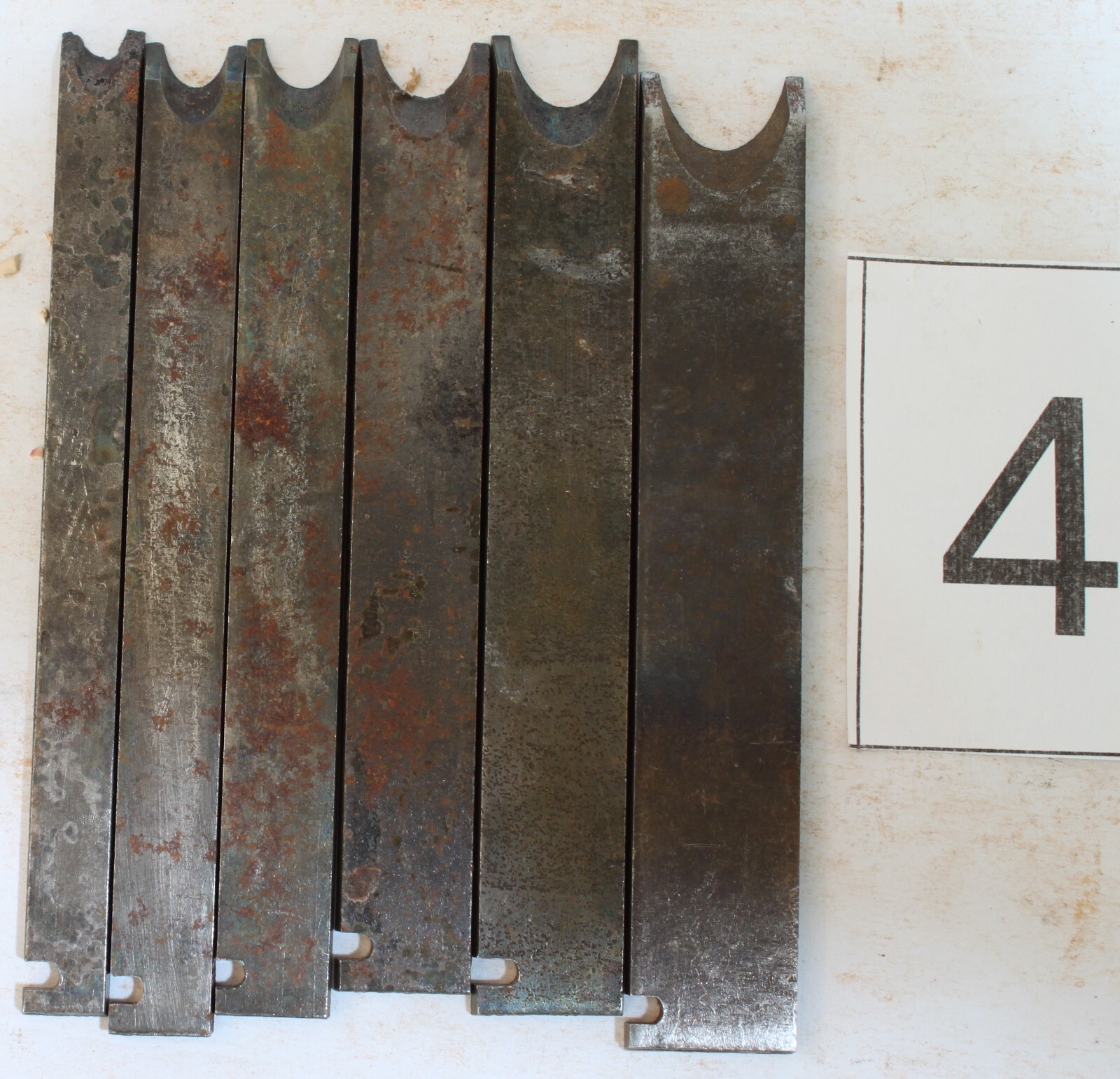 STANLEY  45 Beading Cutters Irons 3/16" to 1/2" Set of 6, #4