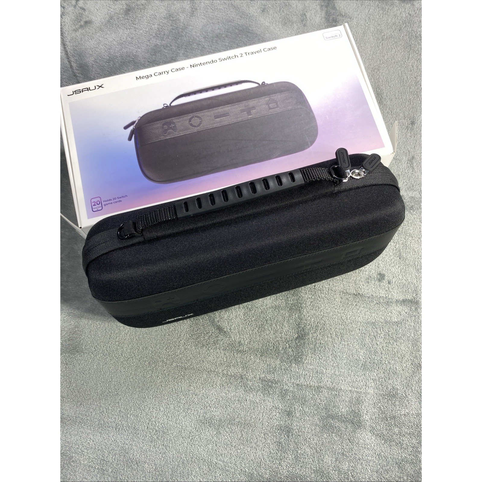 JSAUX Carrying Case Nintendo Switch 2 Protect 20 Games Cover Shell Bag Protector