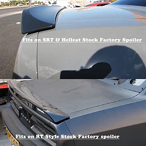 Rear Wickerbill Spoiler for Dodge Challenger 2008-2014 SRT RT Hellcat Scat