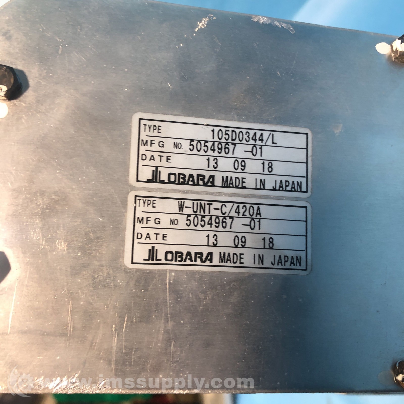 Obara Corp W-UNT-C/420A Gear Case Assembly USIP