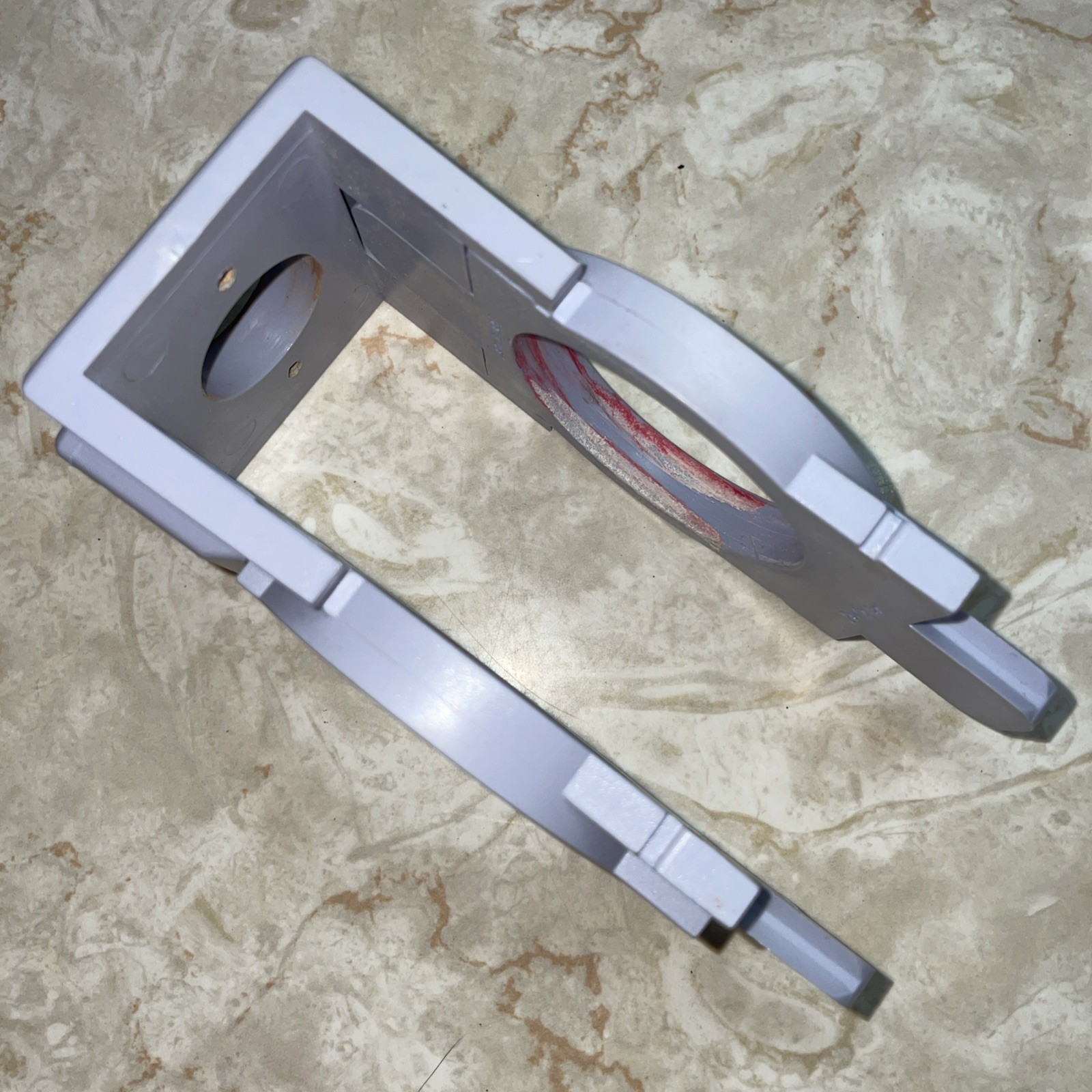 Door Lock Cutting Guide, Hole saw and screw placement, adjustable depth