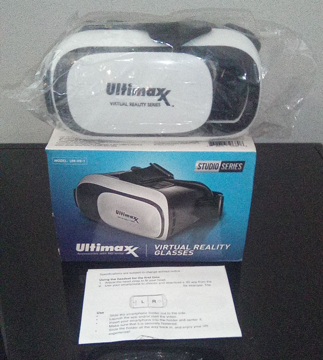 Ultimaxx UM-VR-1 Virtual Reality Glasses Headset for Smartphones Immersive VR