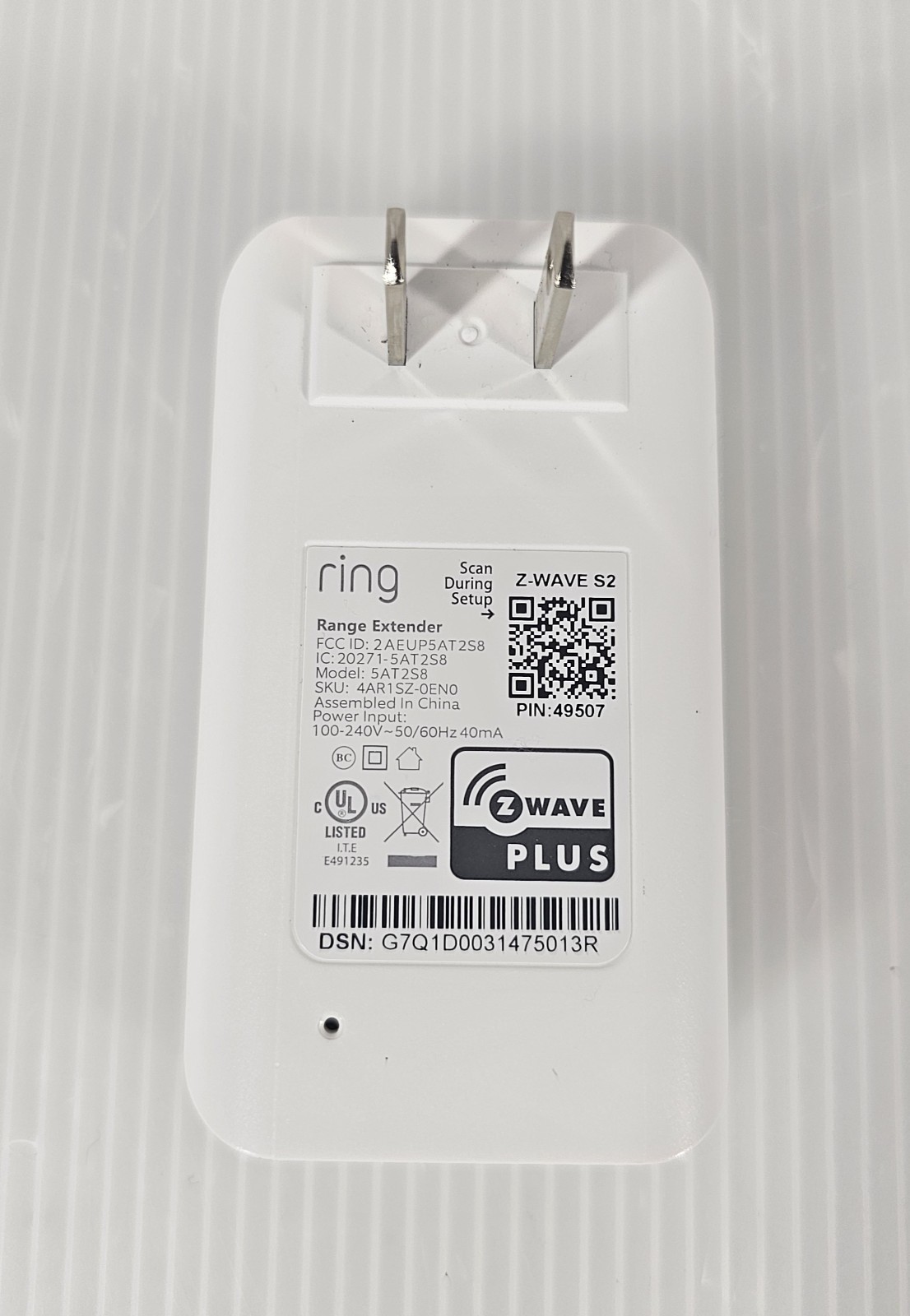 Ring Alarm Range Extender - Z Wave S2 Plus