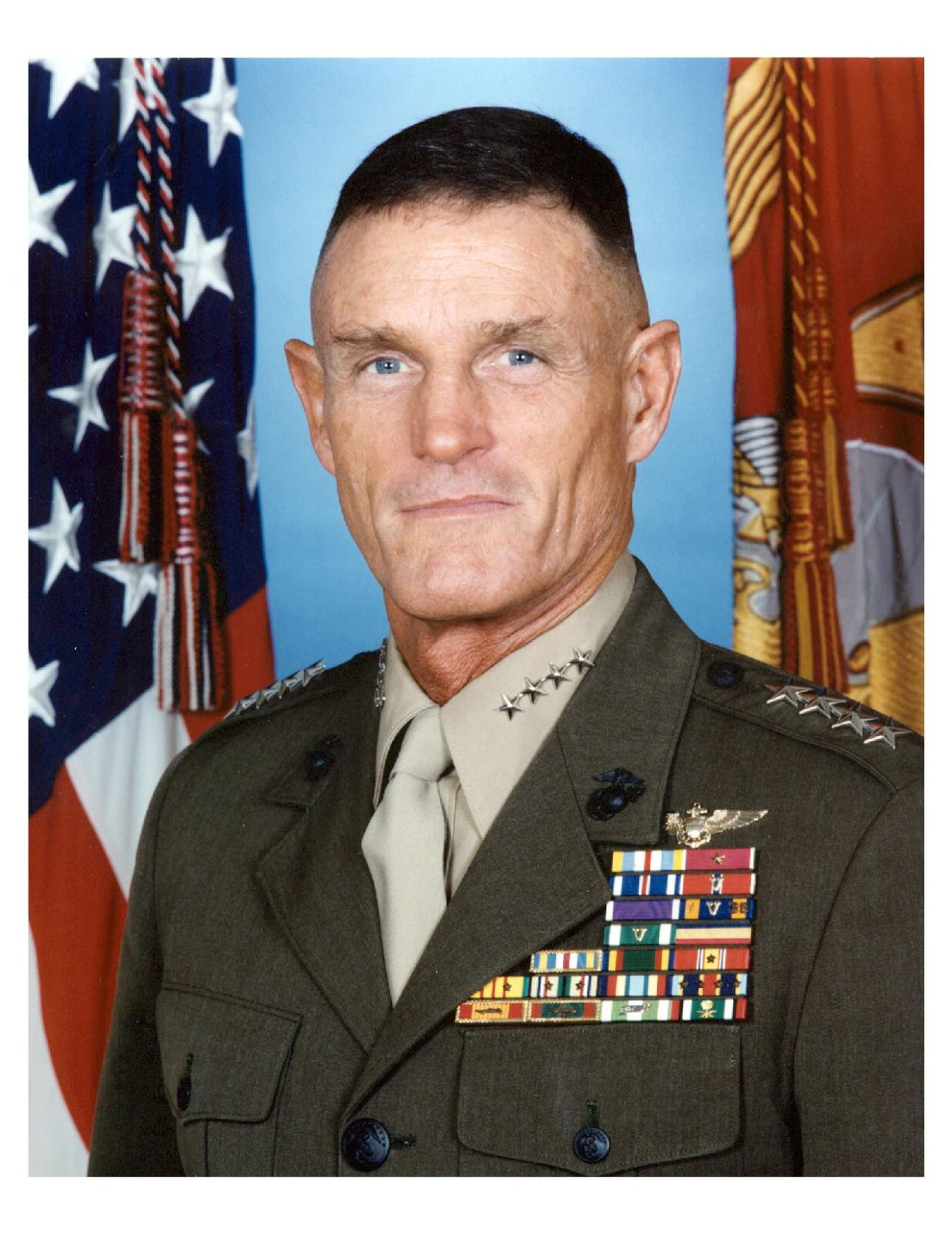 United States Marine General Richard D. Hearney 8x10 Photo On 8.5" x 11"