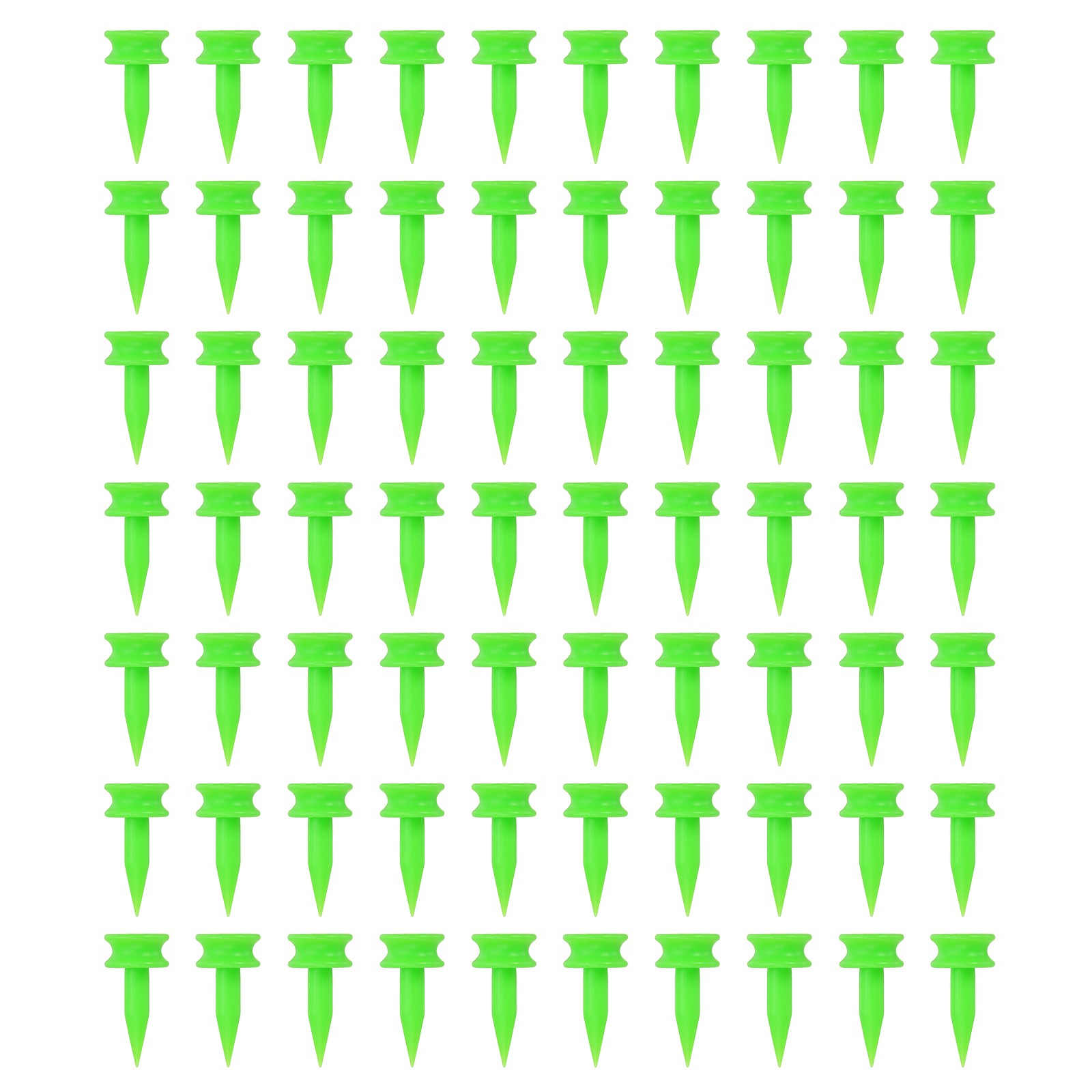 Plastic Golf Tees, 1 Inch Golf Tees Bulk, 100 Pack & Green