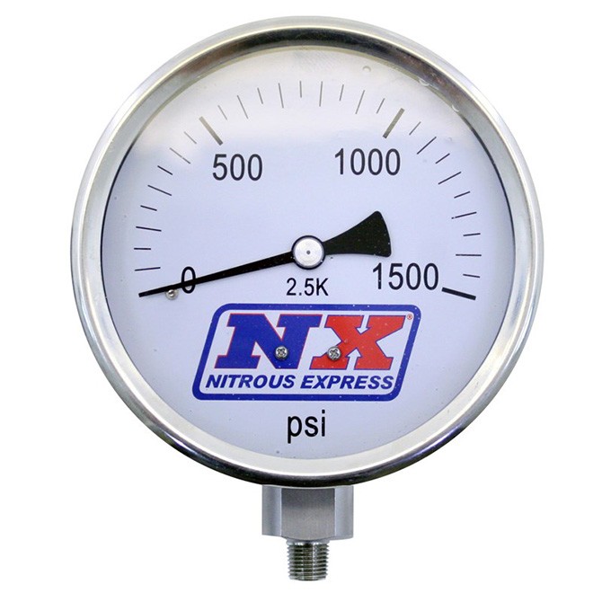 Nitrous Express for Nitrous Pressure Gauge 4in-High Accuracy