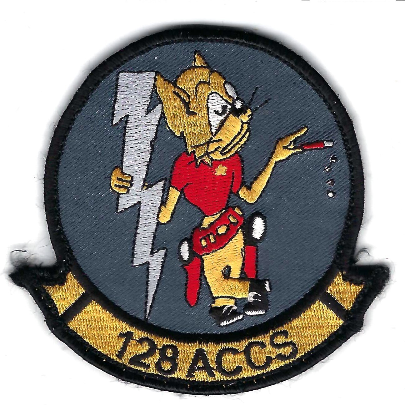 PATCH USAF 128TH ACCS COMMAND CONTROL  GEORGIA  AIR NATIONAL  GUARD  JT-20