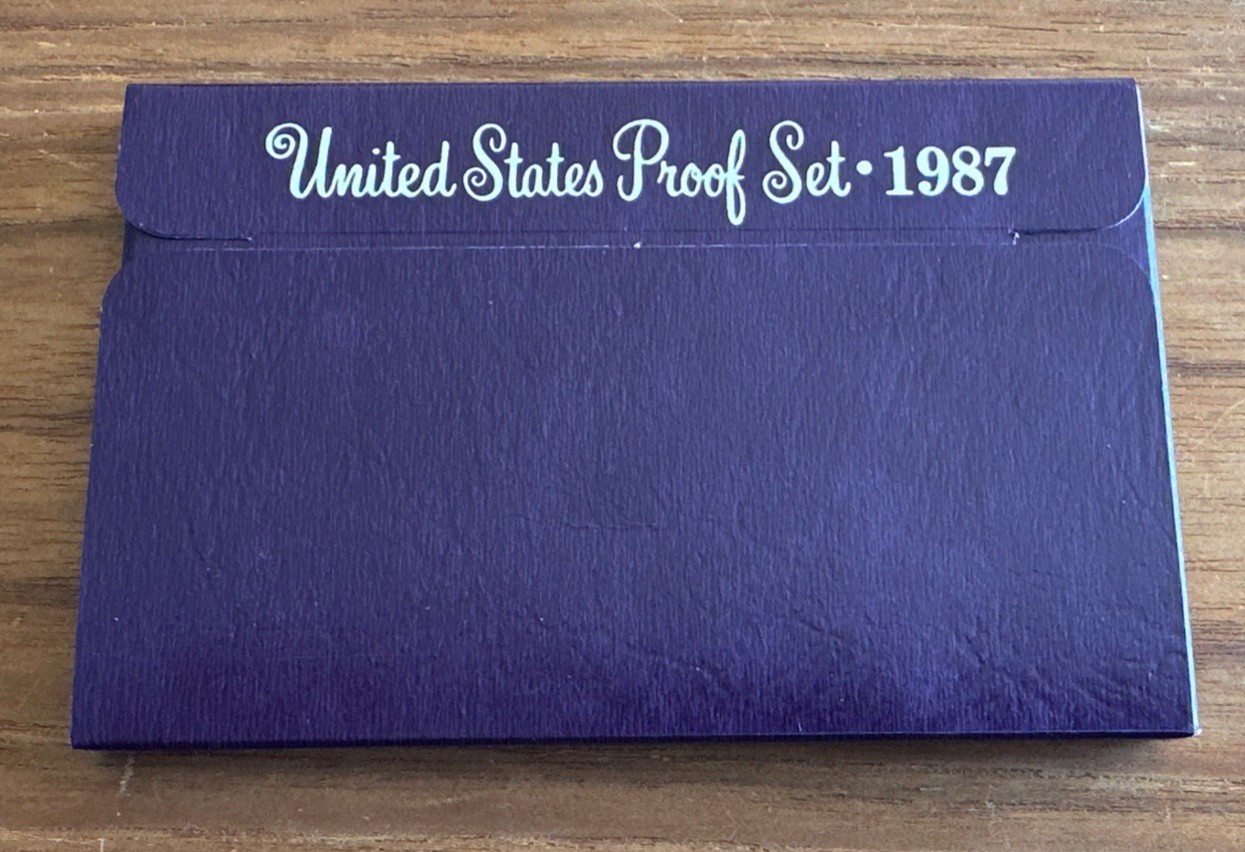 United States Proof Set 1987 In Presentation Case