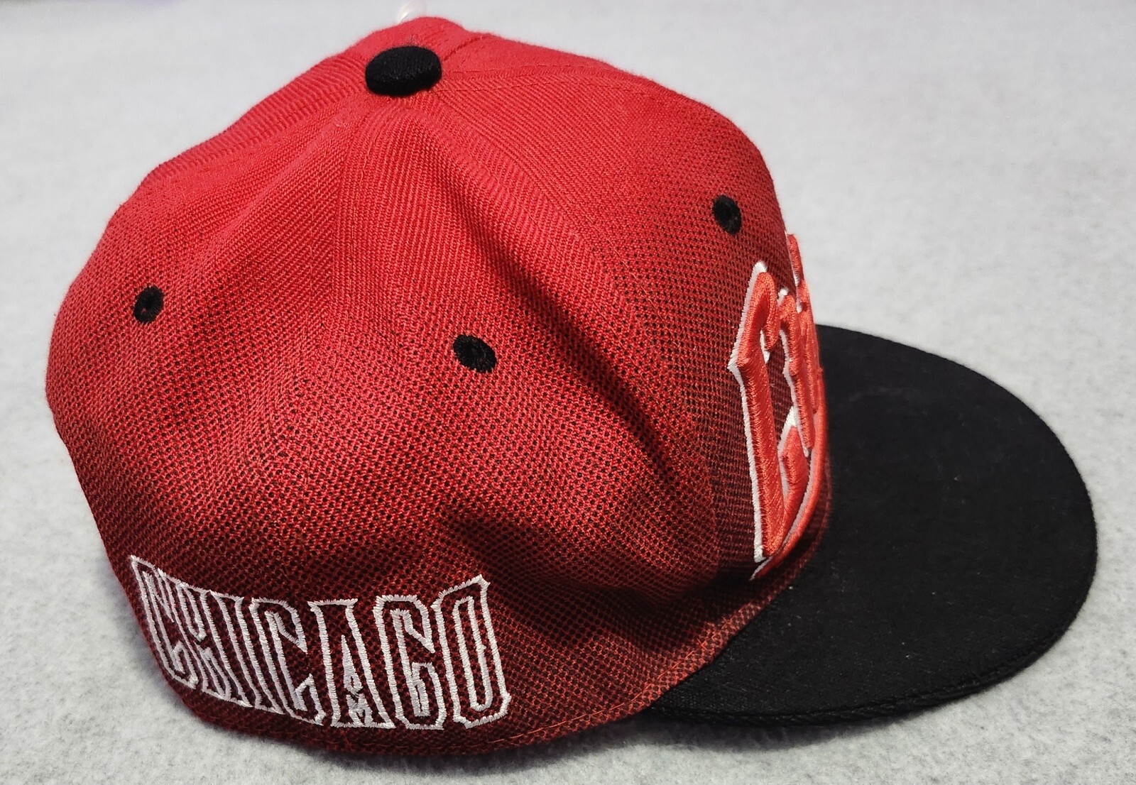 Chicago Red Colors Adjustable Snapback Number 23 On The Side