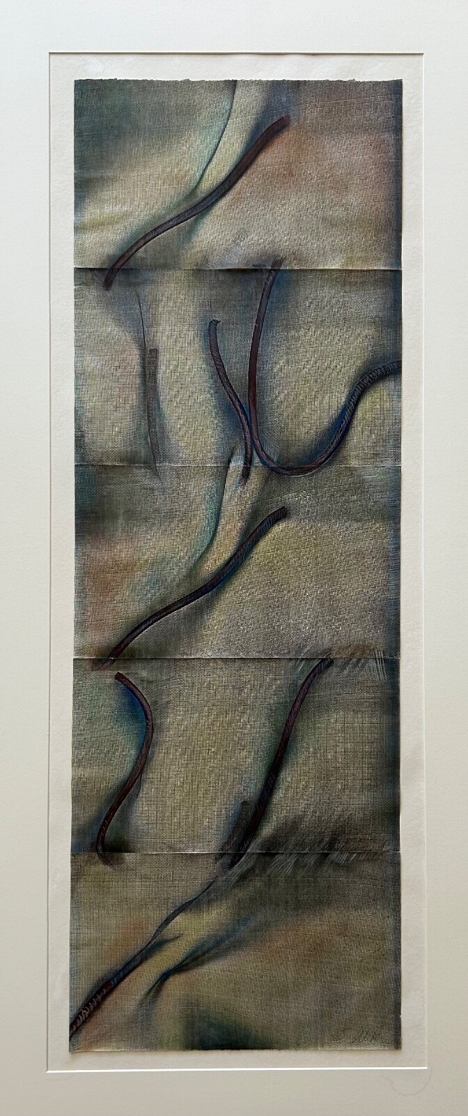 Stephanie Weber - original, signed, mixed media on paper "Elements on Paper"