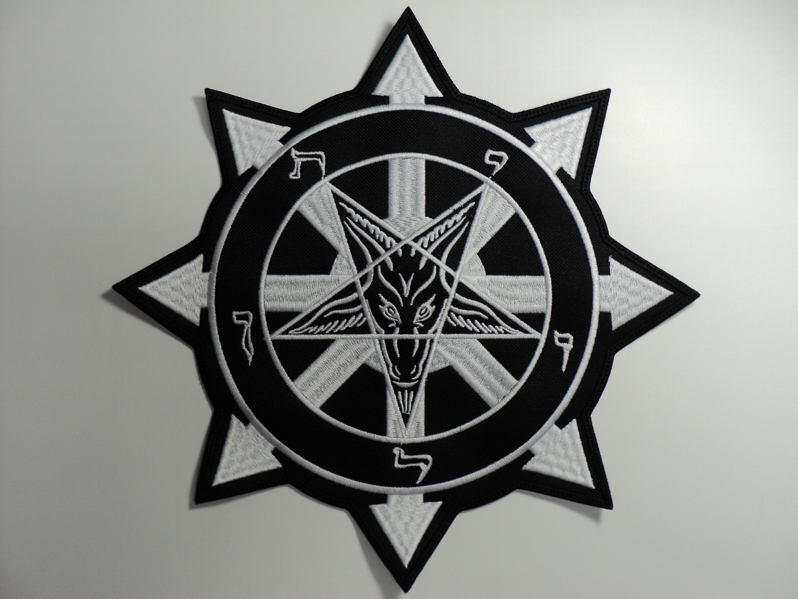 BAPHOMET CHAOS  EMBROIDERED BACK PATCH