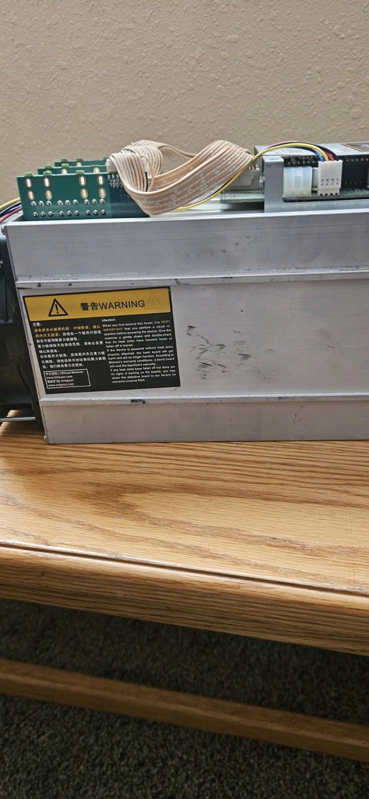 Bitmain Antminer S7 M/N:Lkdz11iafjca0676