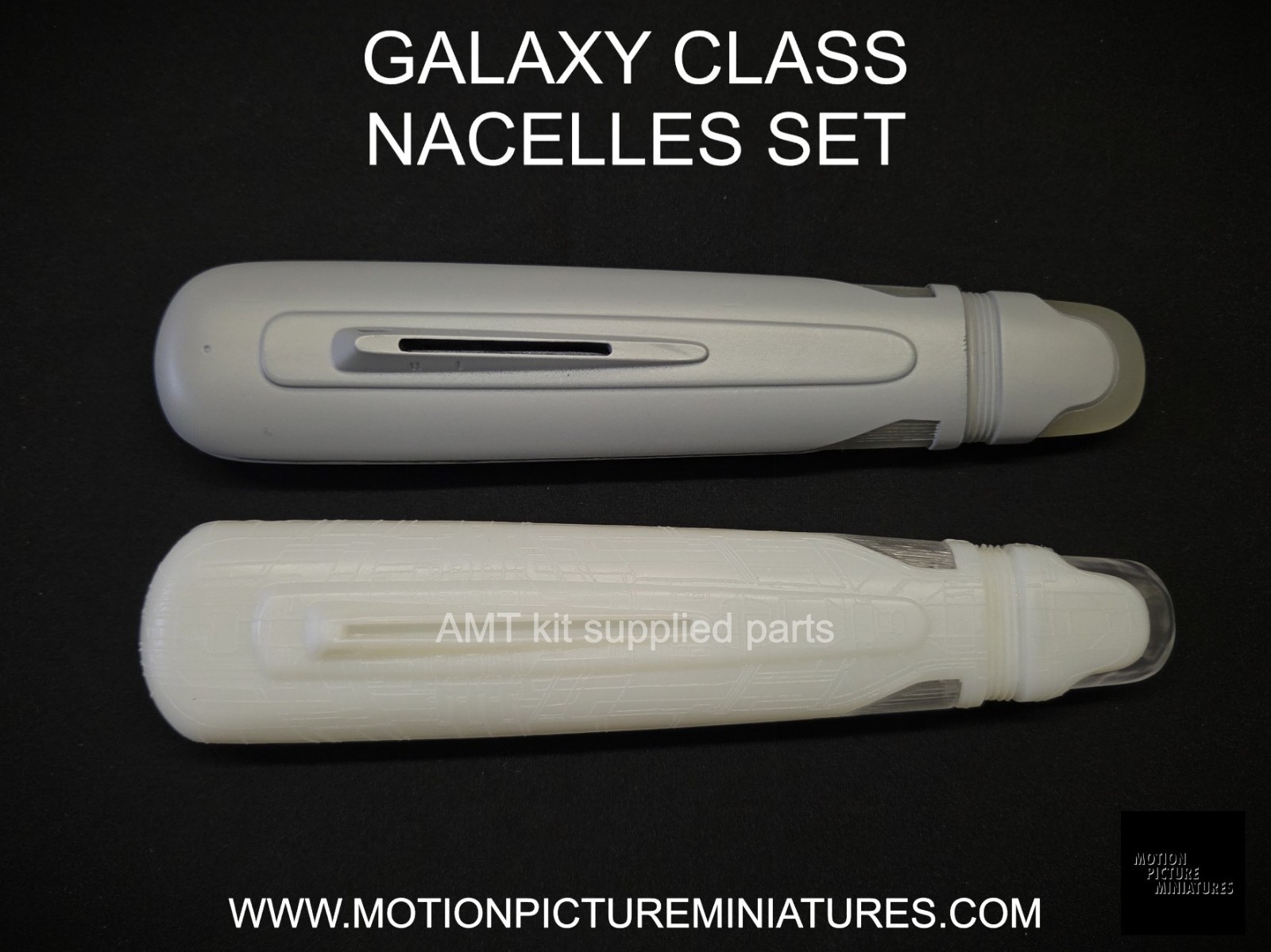 Enterprise D Galaxy Class UPGRADES SET, 1/1400 AMT, Round2, Star Trek, model kit