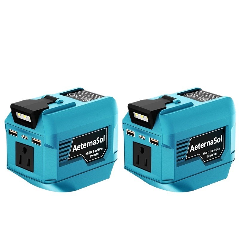 2-Pack 220W-250W Power Inverter for Makita 18V Battery AC Outlet USB-C PD3.0