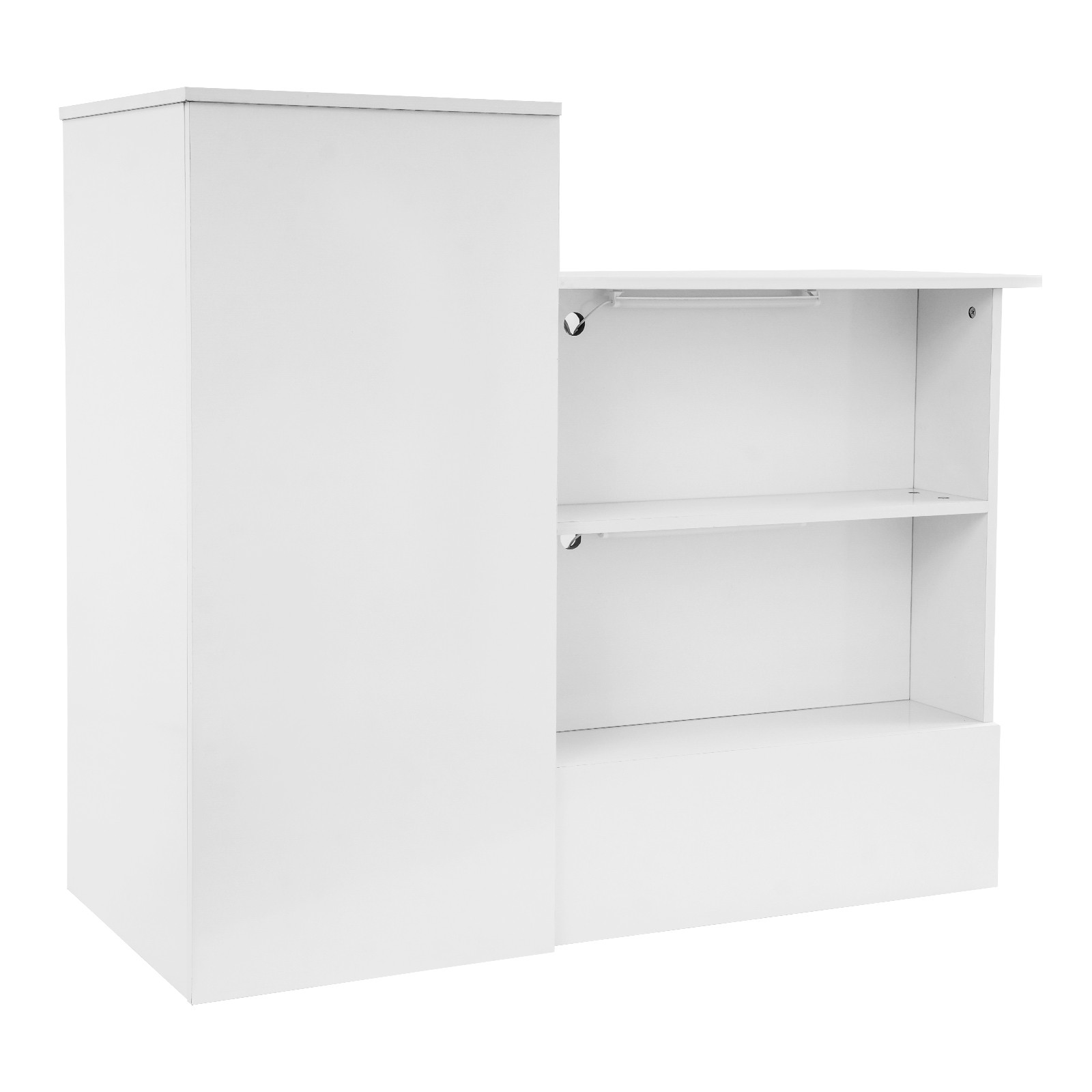 Modern Reception Desk,Reception Counter,Modern Reception Desk w/Lockable Drawer