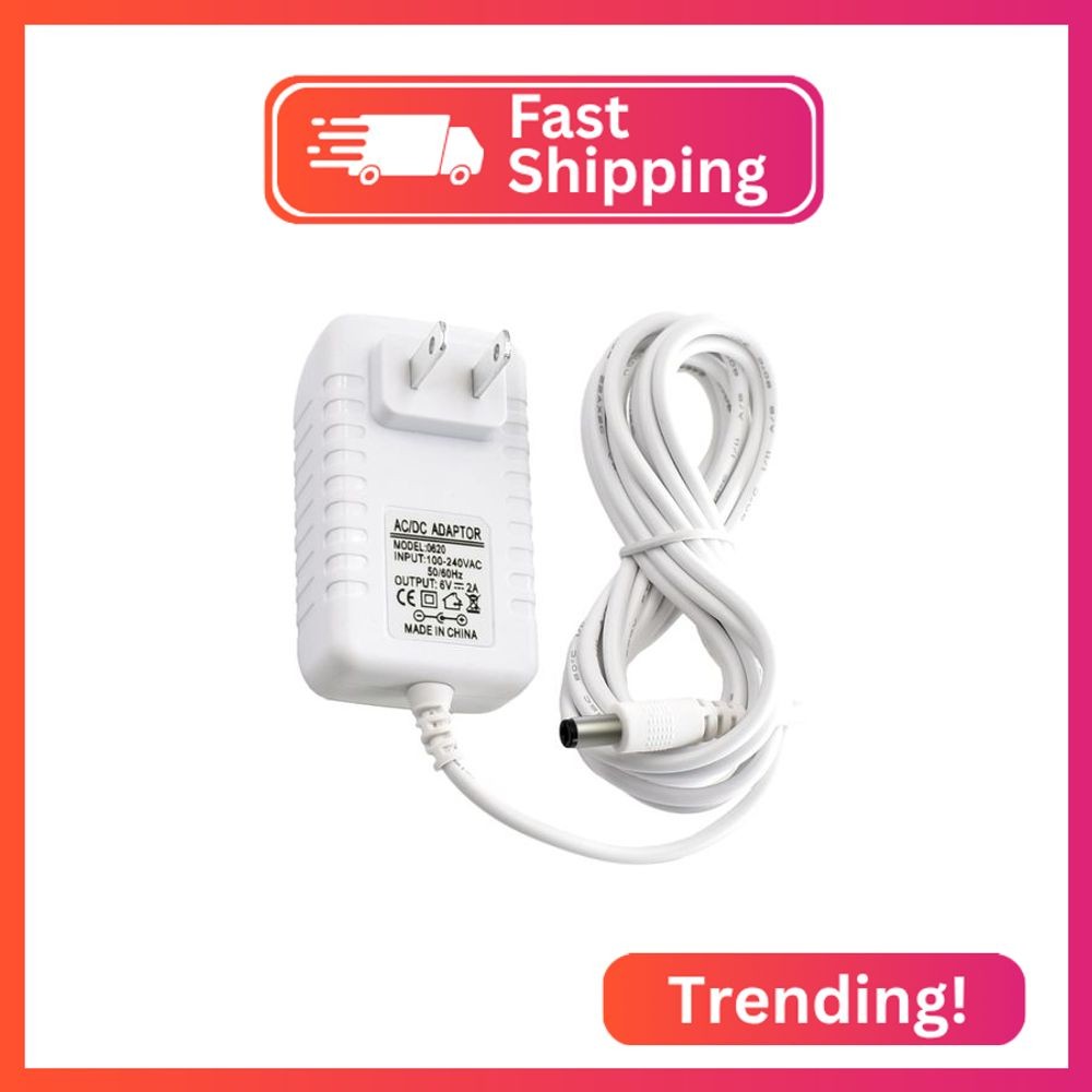 Pinkind Snugapuppy Charger Replacement for Fisher Price/Ingenuity Swing, 6V AC P