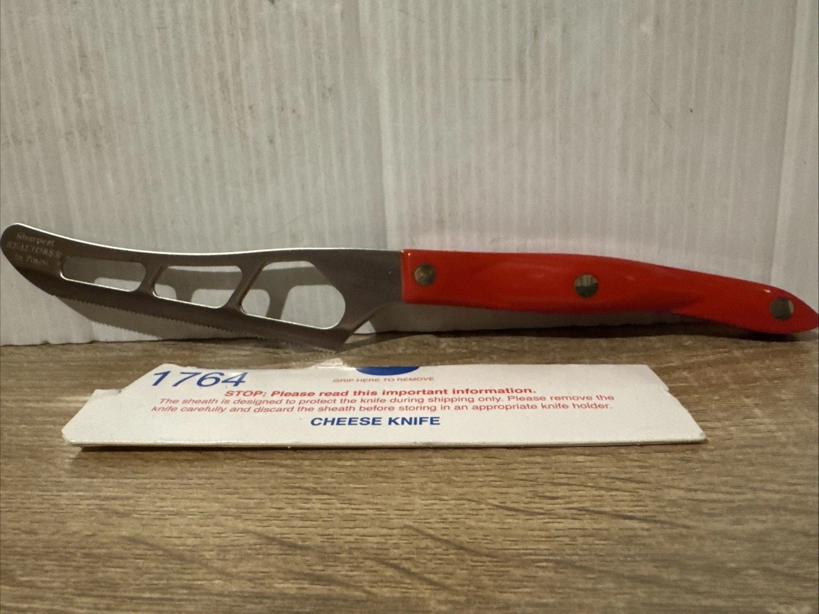 Cutco Red 1764 KQ Cheese Knife RARE