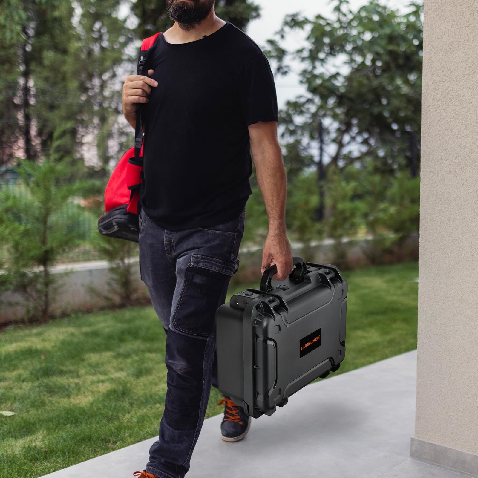 LUGECASE Carrying Case for Nintendo Switch 2: Extra Large Large, Black