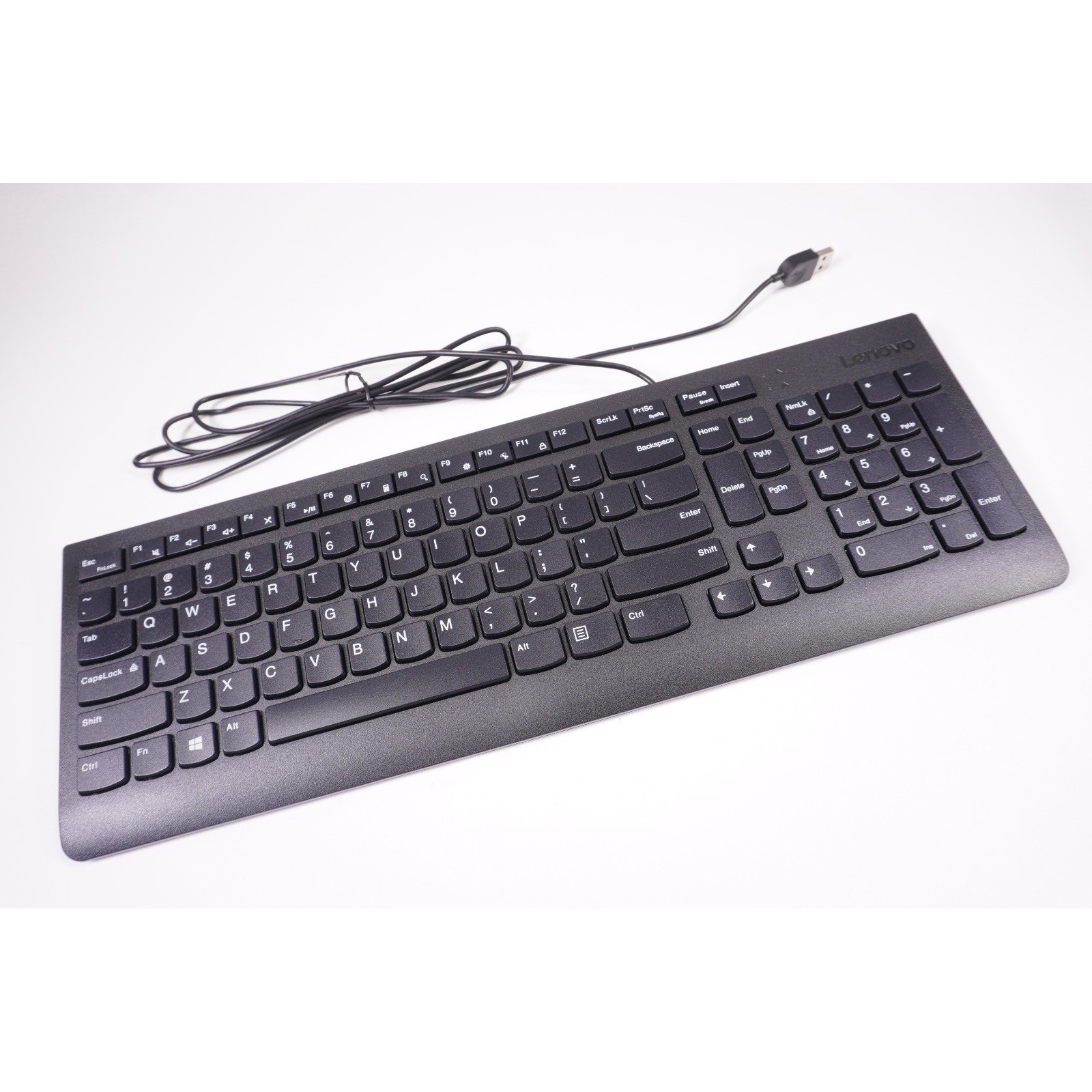 NEW Lenovo USB Calliope Keyboard WIRED USB 5D50U84434 Black US English w/ Mouse