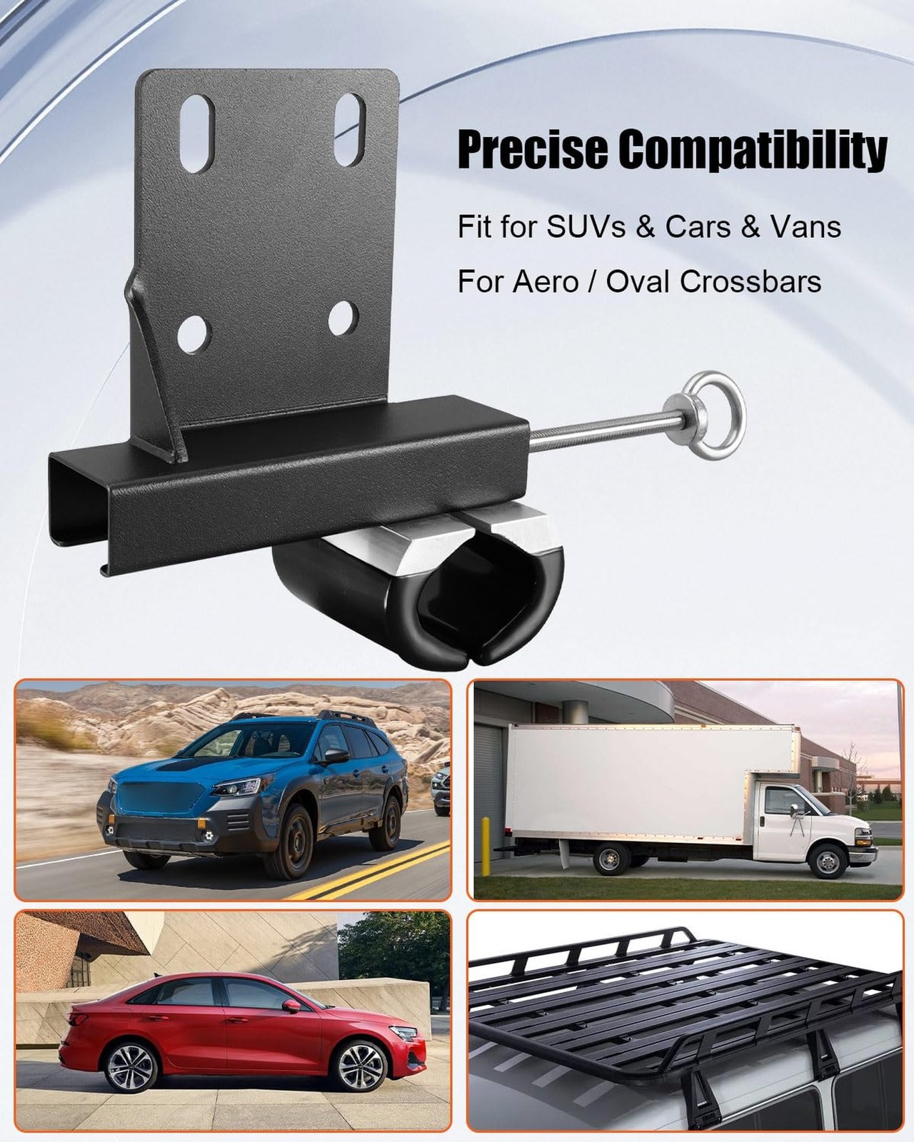 Upgraded Triangular Reinforcement Universal Roof Rack Mounting Brackets for A...