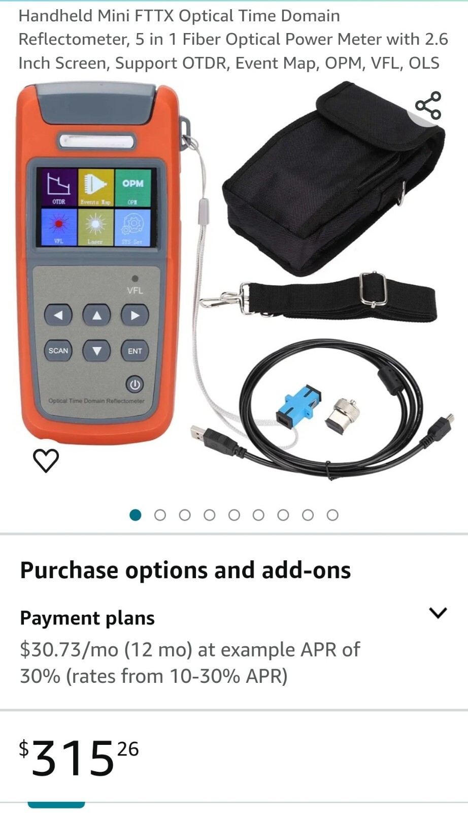 FTTX MINI OTDR