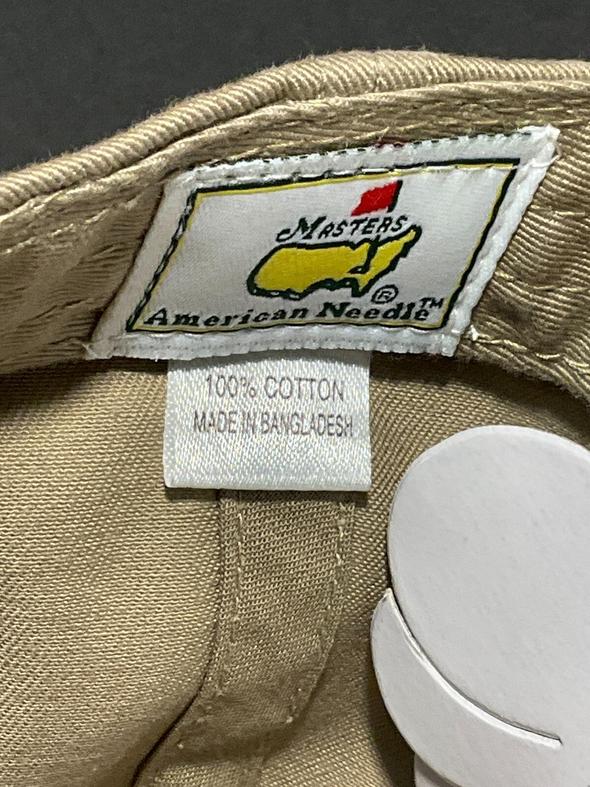 2014 MASTERS "American Needle" golf cap adjustable cap NEW NEVER WORN - no tags