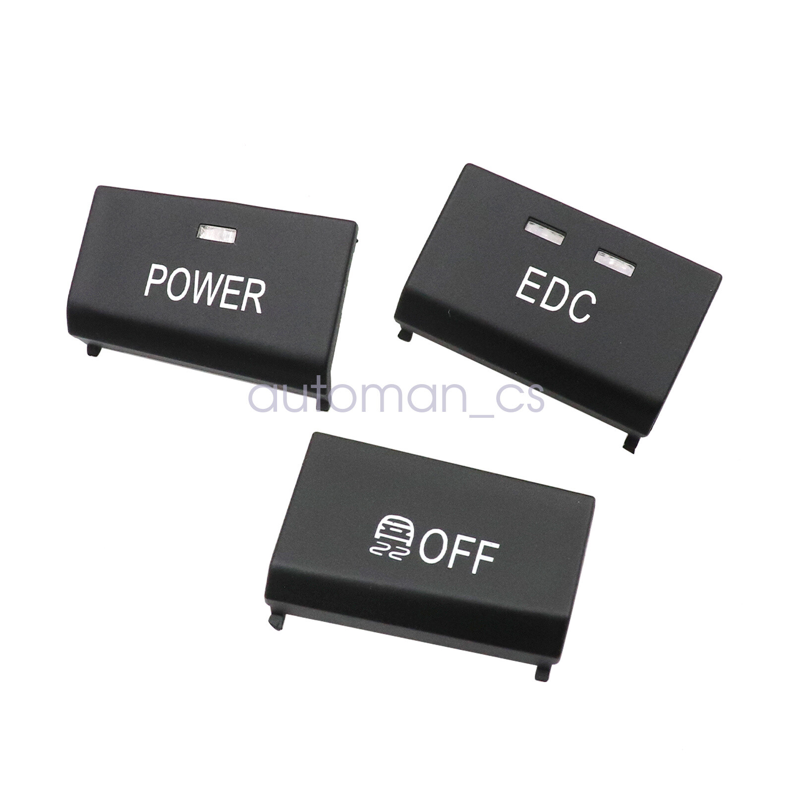 3Pcs Center Console Switch Button Caps Fit BMW E90 E92 E93 M3 61317841136 US