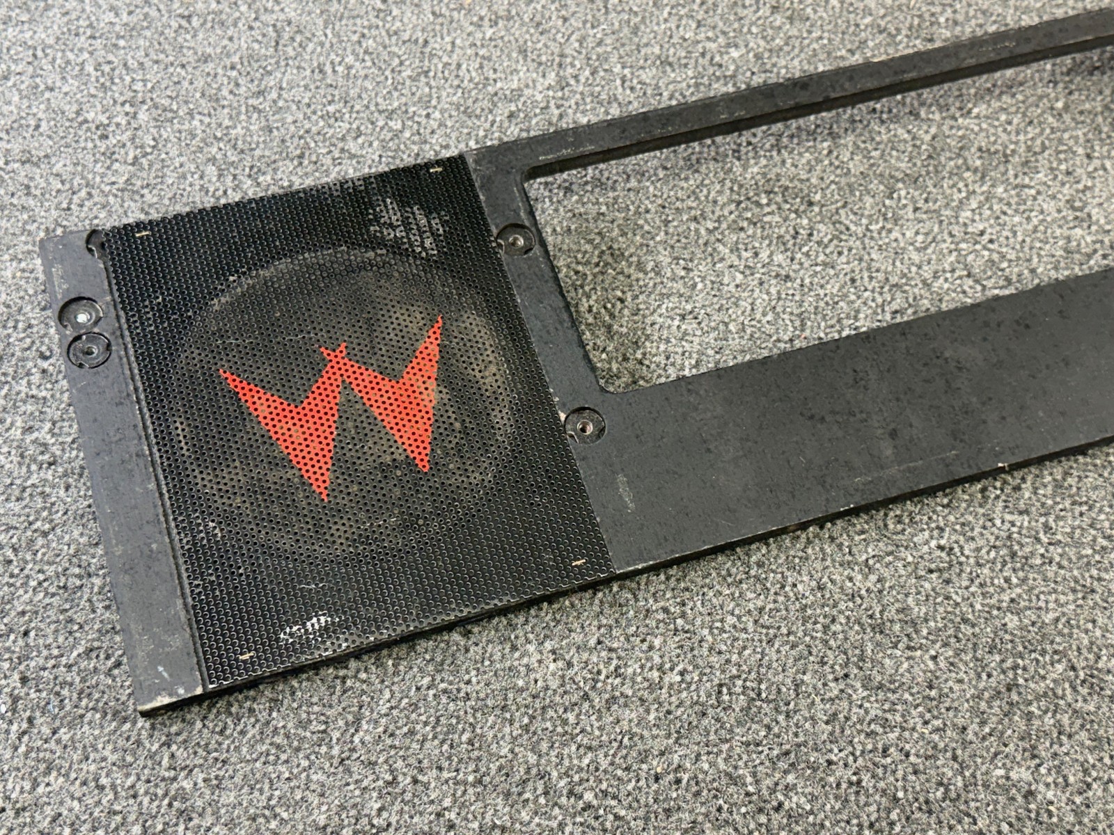 Williams Fire! Pinball Machine Cabinet Speaker Panel Display ORIGINAL