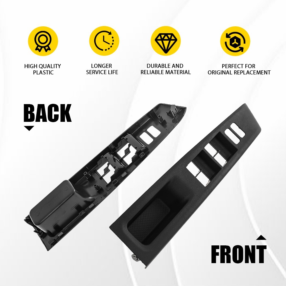 FRONT LEFT For 2012-14 TOYOTA YARIS 2D MASTER POWER WINDOW SWITCH BEZEL TRIM EPY