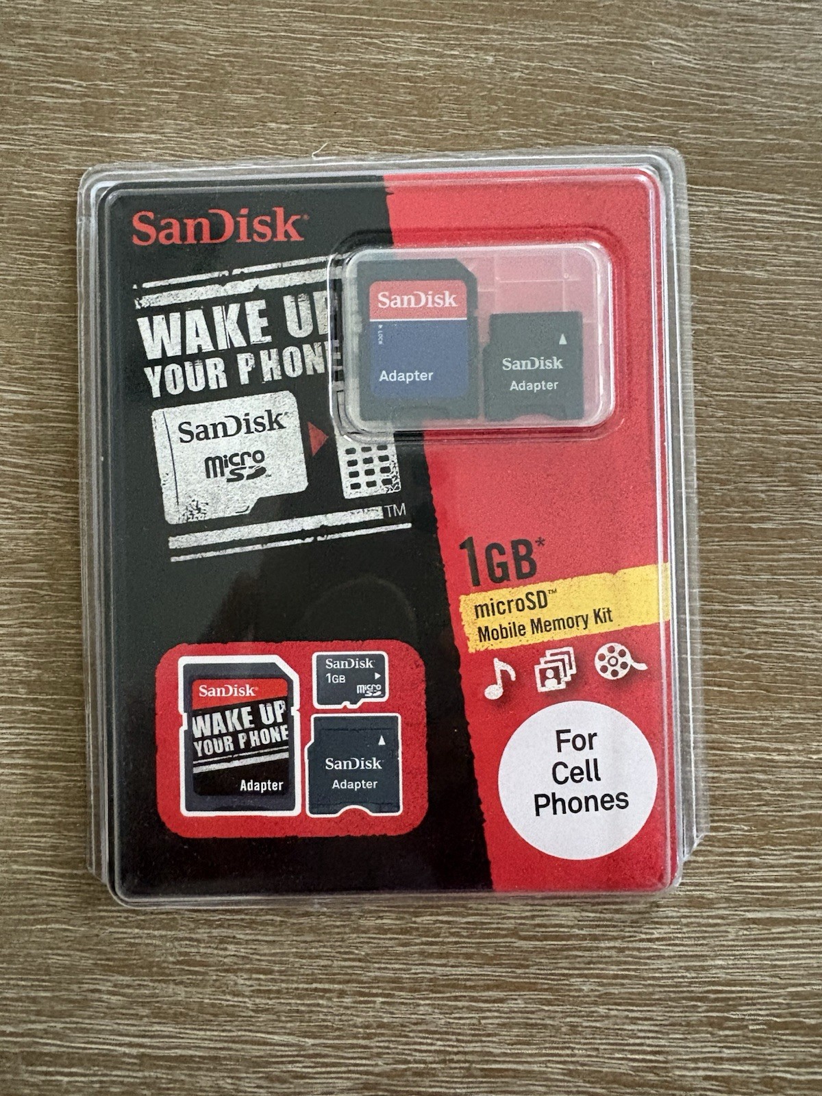 SanDisk MicroSD 1gb Mobile Memory Kit “Wake Up Your Phone”