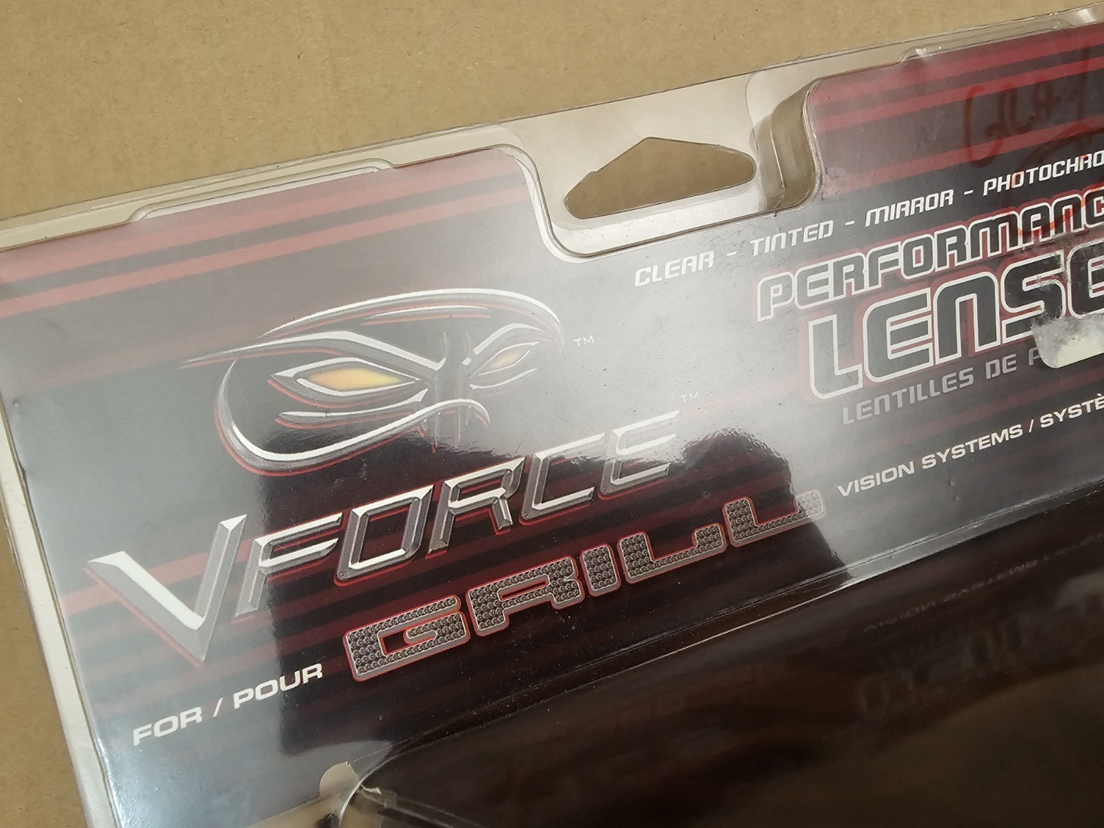 V-FORCE GRILL PAINTBALL GOGGLE - BLACK W/ Gray LENS Size 2