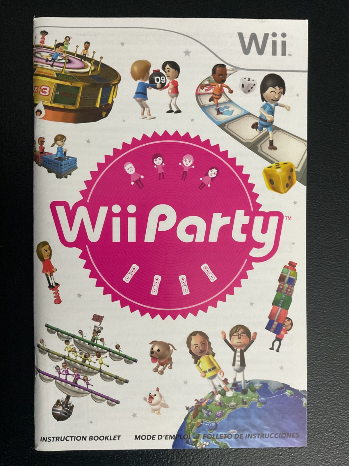 Wii Party Nintendo Wii Instruction Manual Only