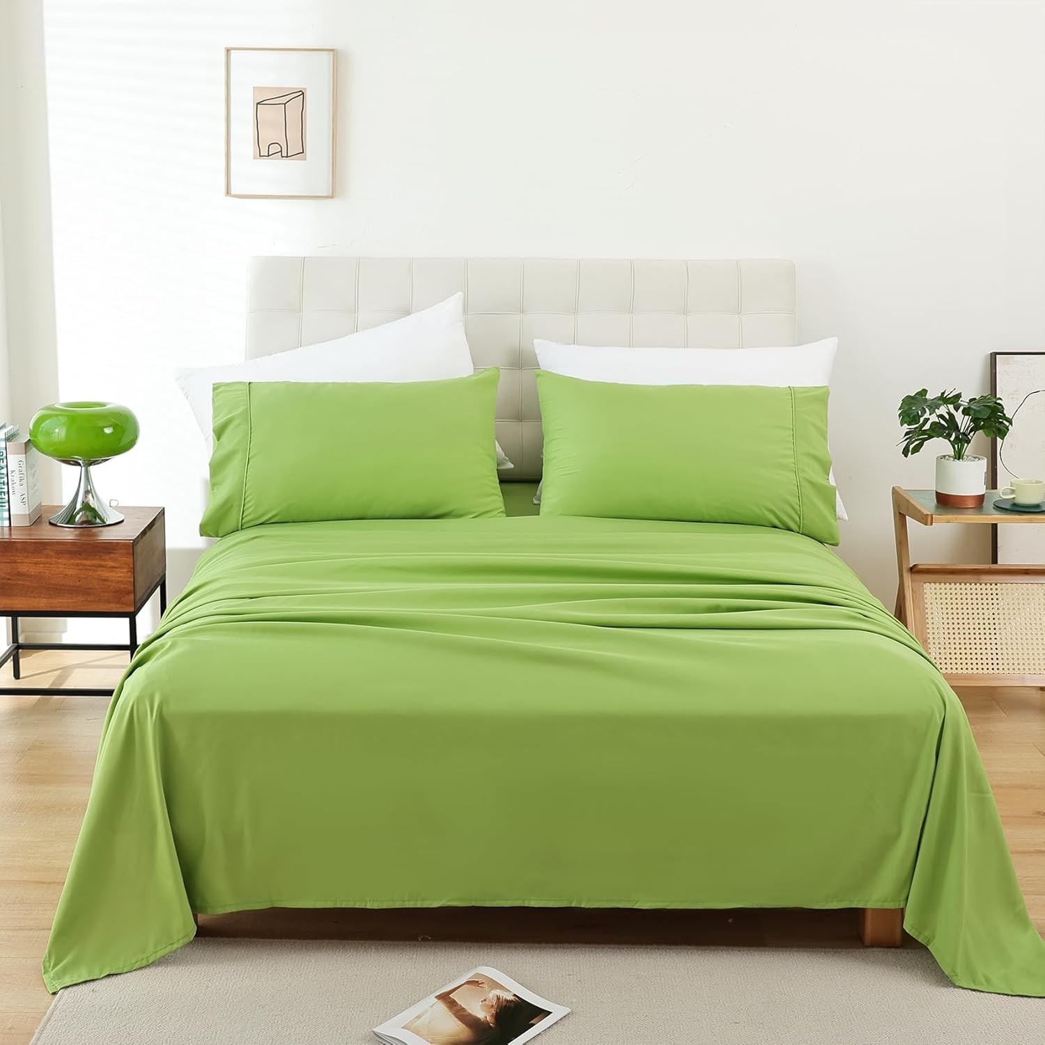 Twin Sheet Set 3 Piece Bed Sheets Twin Size Bed Extra Soft Breathable Deep