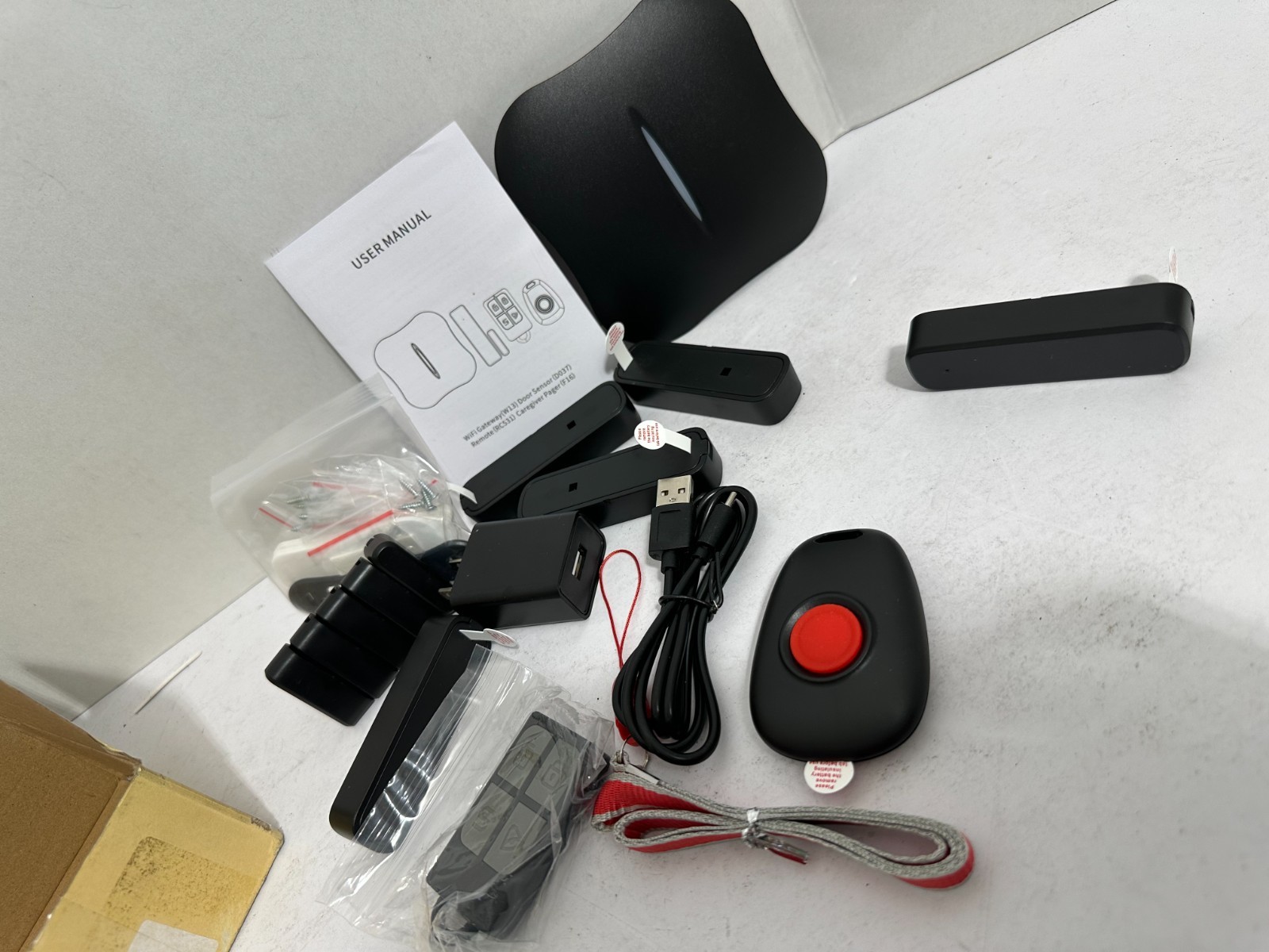 Wireless Home Security System with Google Assistant and Amazon Alexa