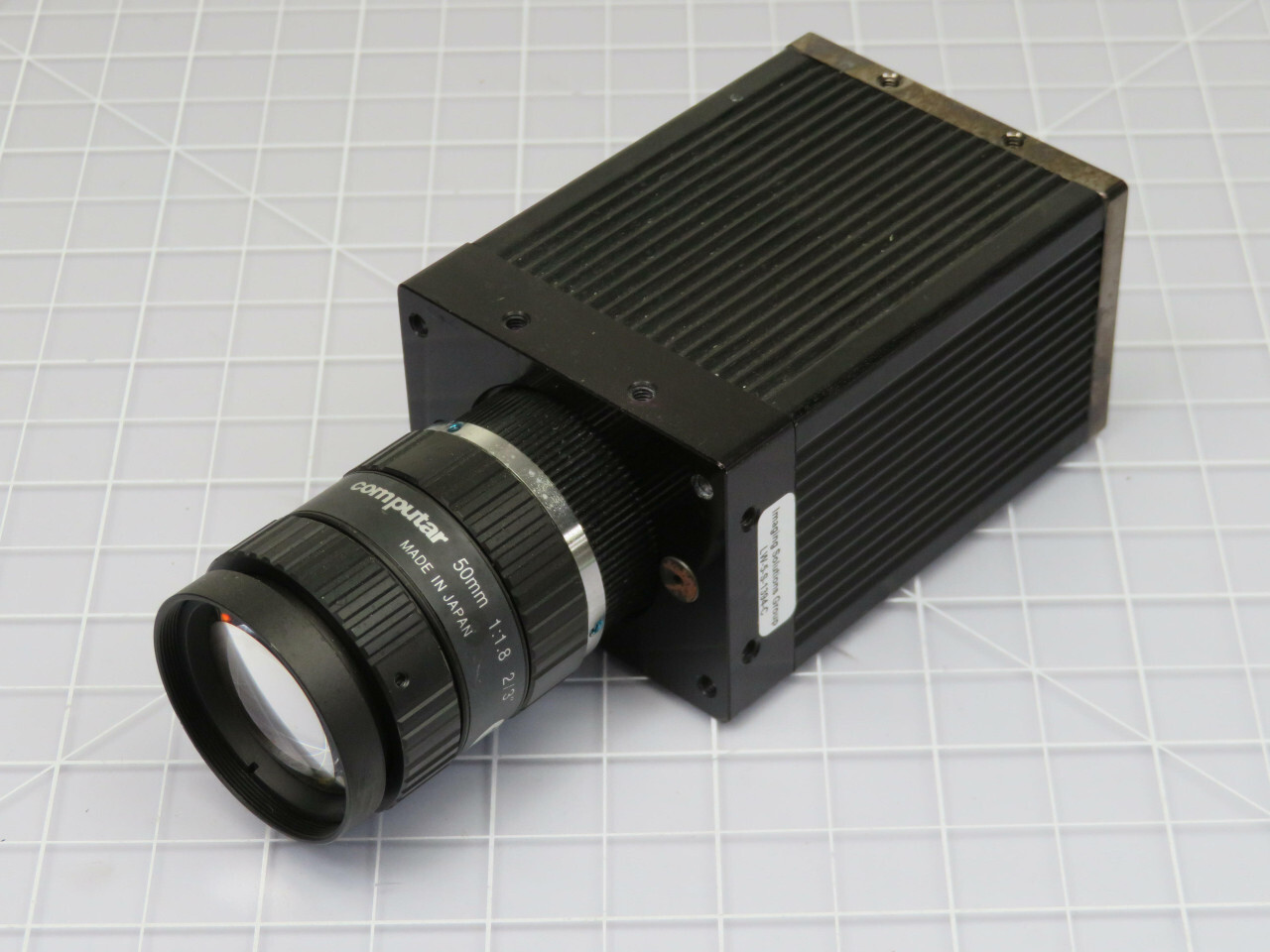 IMAGING SOLUTIONS LW-5-S-1394-C COMPUTAR 50MM 1:1.8 2/3 IN 10A CAMERA TK134