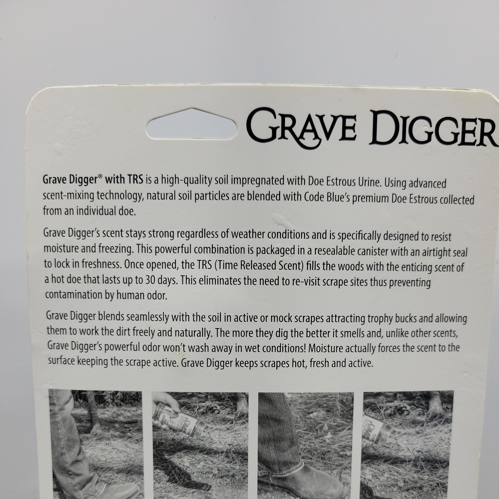 New Code Blue Grave Digger Doe Estrous 12 oz #A1367