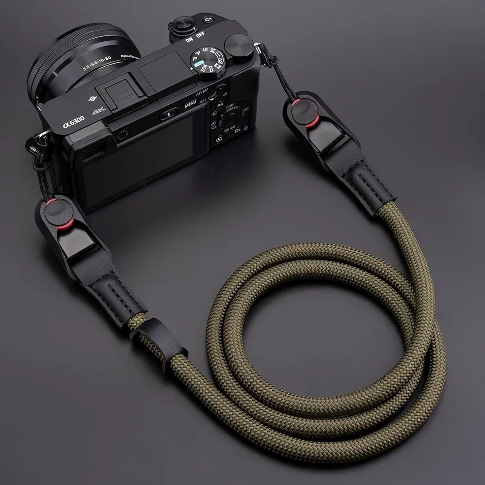Adjustable Climbing Rope Camera Strap Quick Release Shoulder Belt