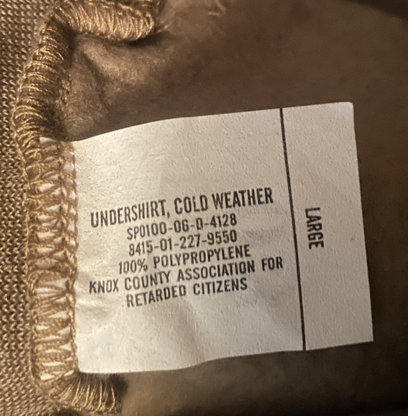 USGI Military Poly 1/4 Zip Pullover Cold Weather Shirt Sz Large