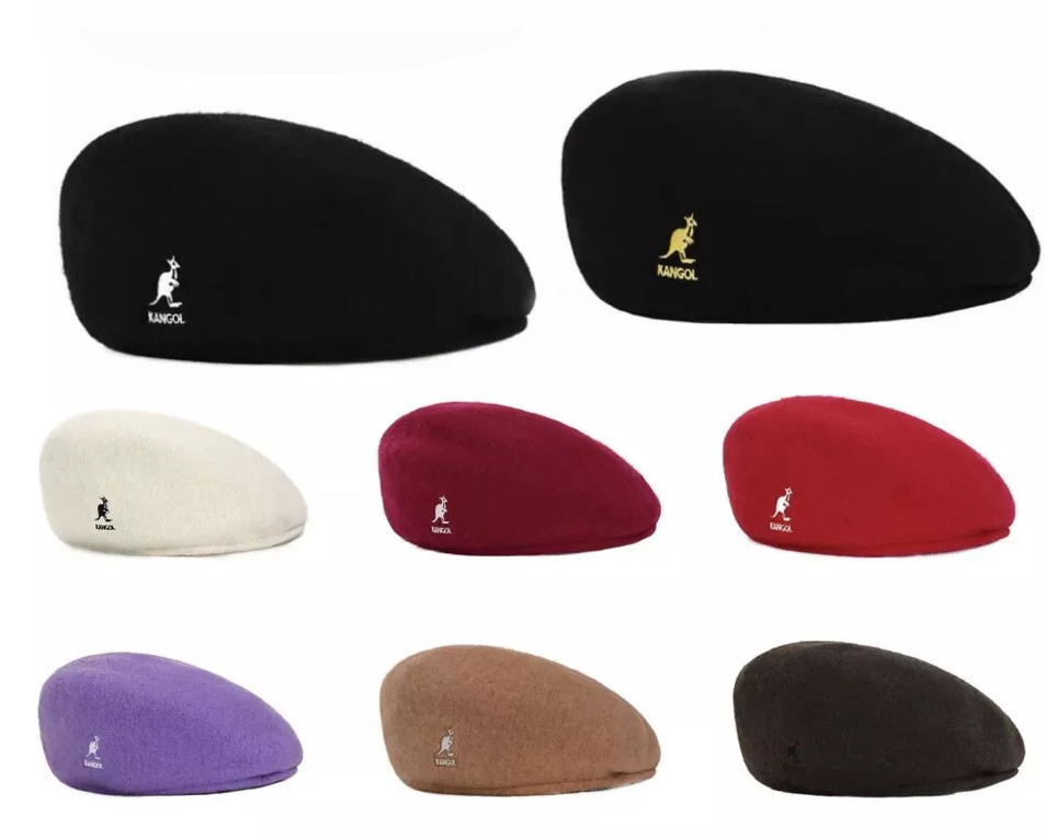 Hot Sale Kangol Winter Wool Warm Newsboy Flat Cap Casual Women Men Beret Hat