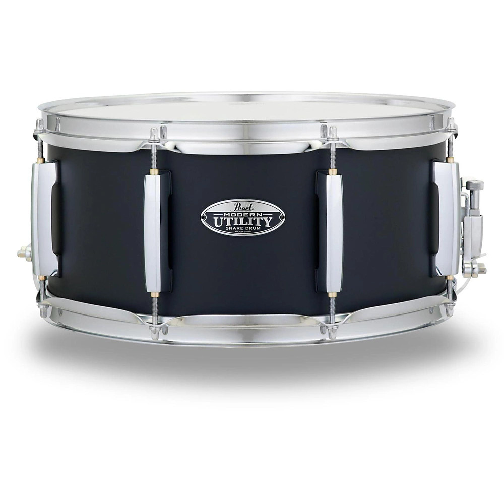 Pearl Modern Utility Maple Snare Drum 14 x 6.5 in. Satin Black