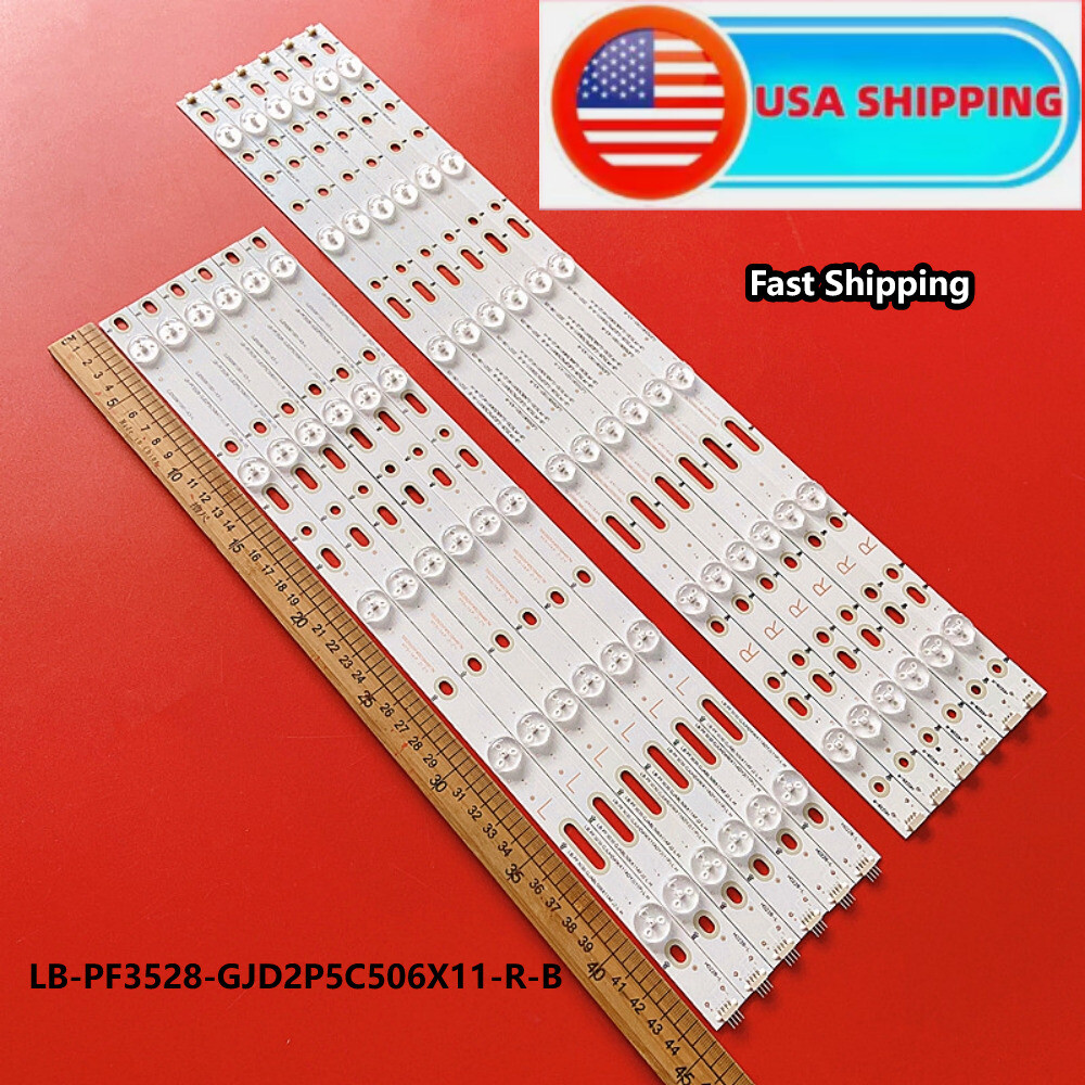 LED Strips(12) for Sharp 50" TV LC-50LB481U LB50045 LC-50LB371C 500TT64 500TT63