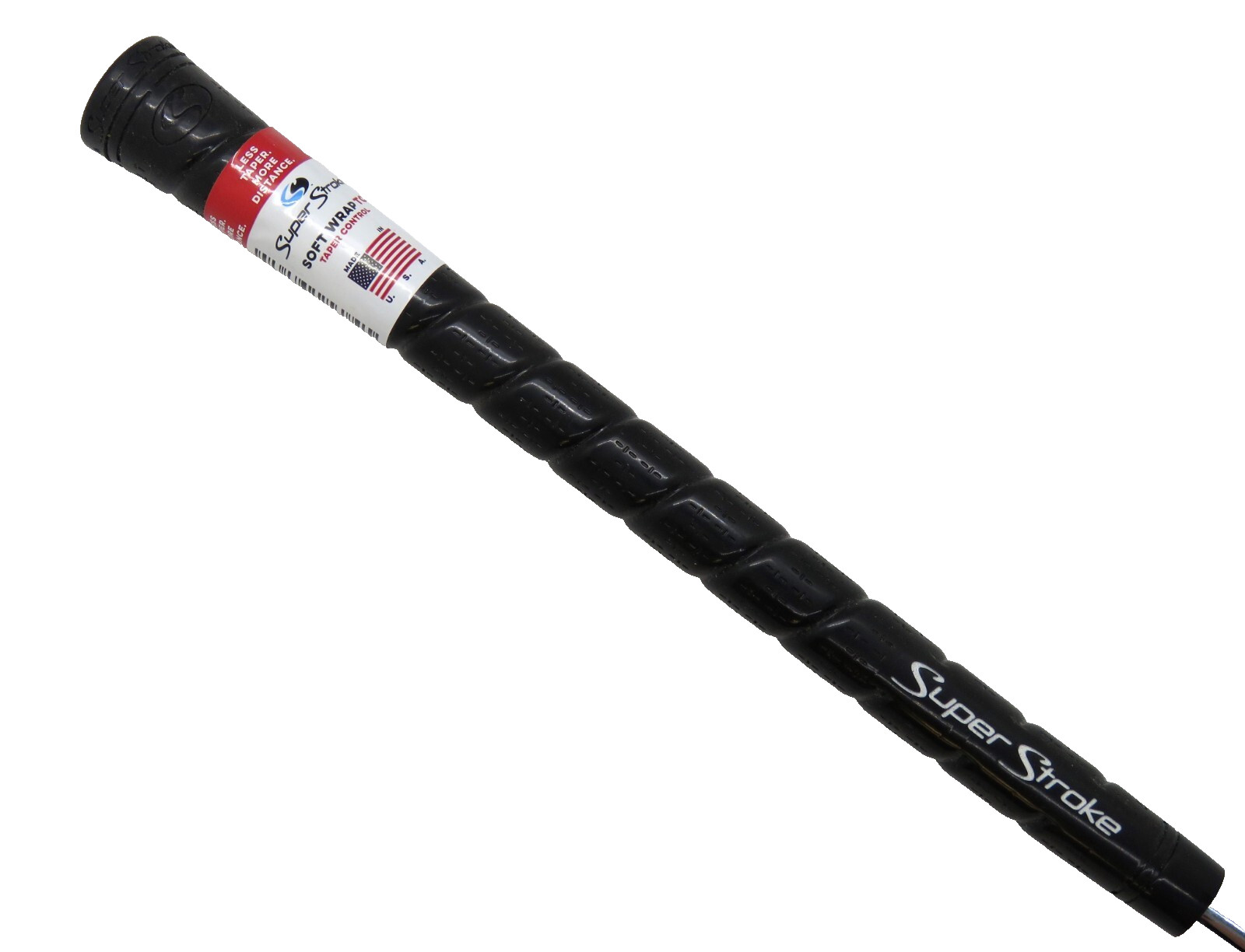 Super Stroke Soft Wrap TC BLACK Grip 52g Taper Control (Std Size) .600 Round