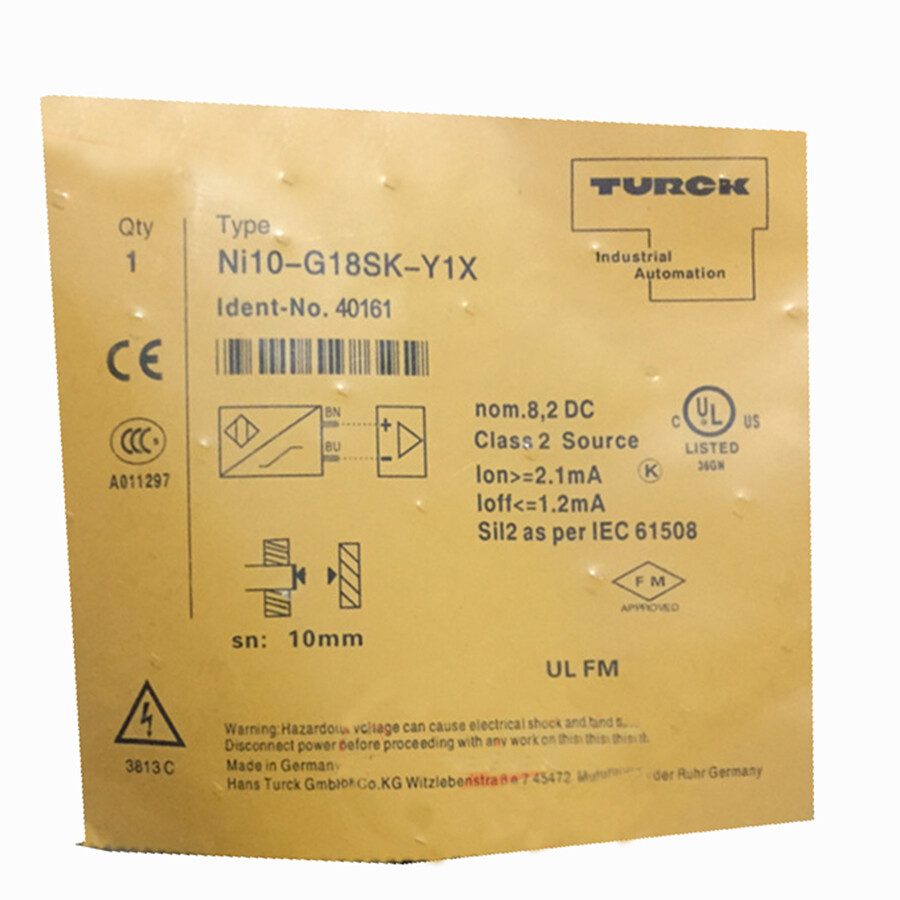 TURCK NI10-G18SK-Y1X 40161 Inductive sensor