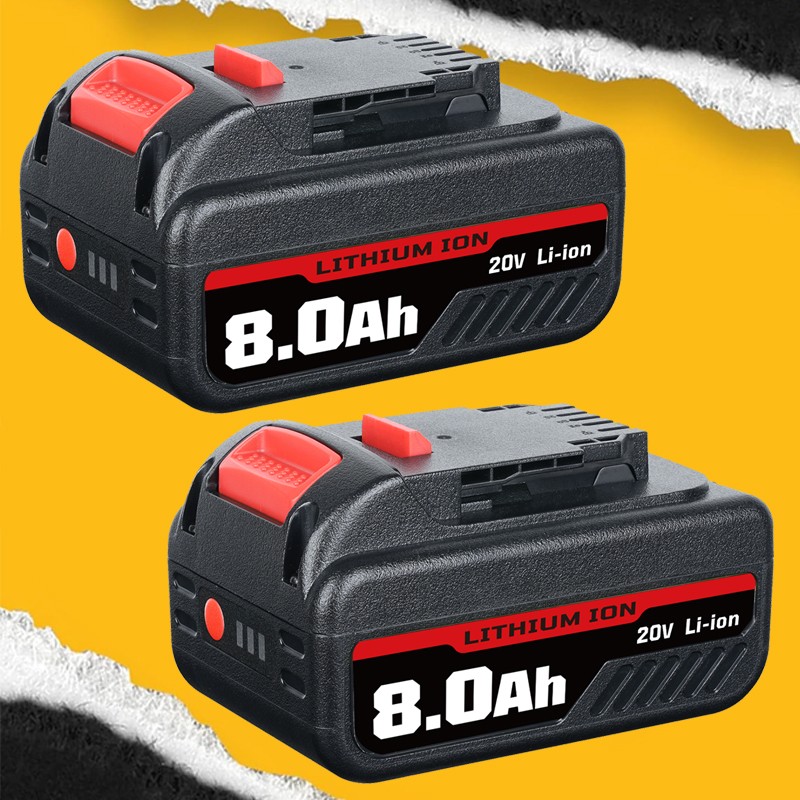 2Pack 20V 20 Volt Max XR 8.0AH Lithium Ion Battery For DCB206-2 DCB205-2