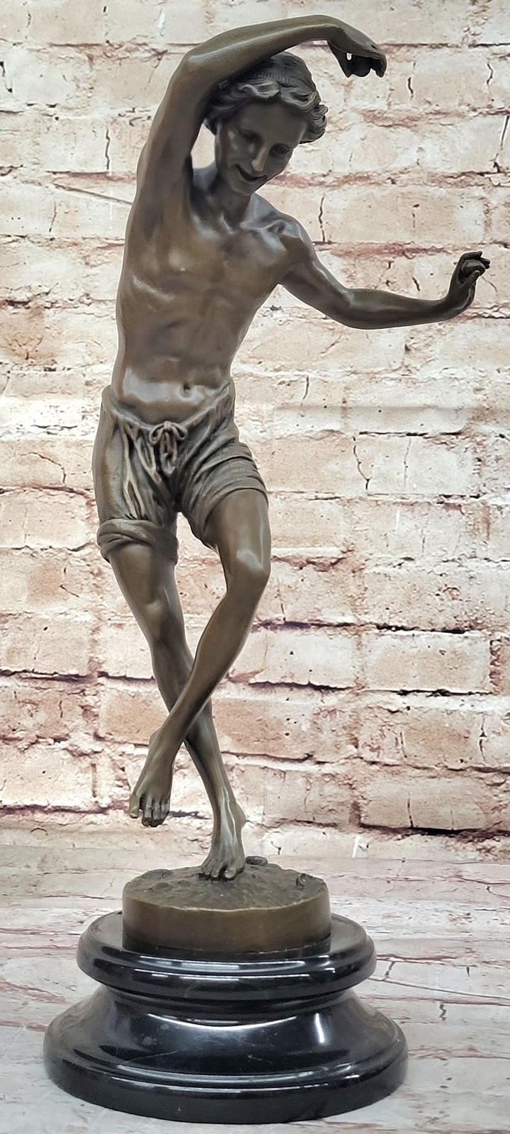 Timeless Masterpiece: Duret`s "Neapolitan Dancer" Bronze Figurine - Artistic Art